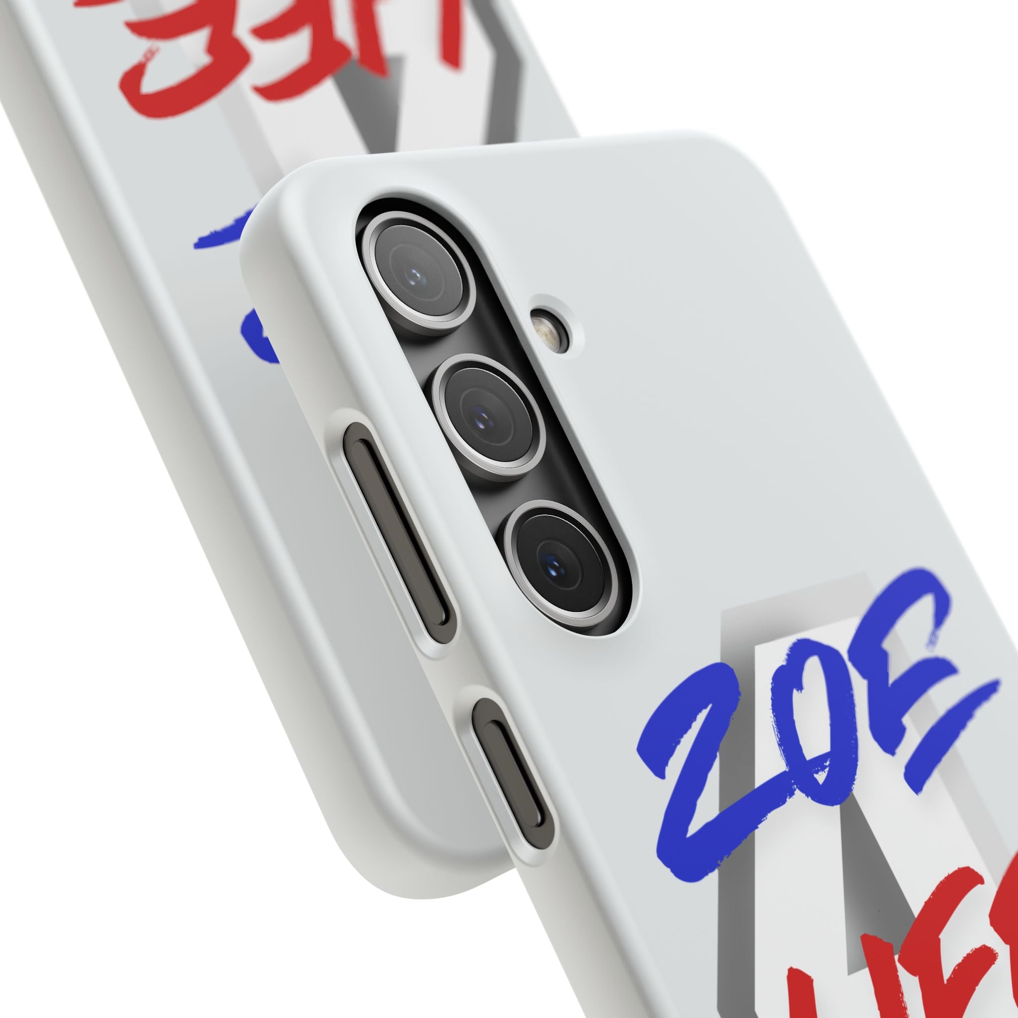 Zoe Life Phone Case - Bold Script Number 4 Snap Case