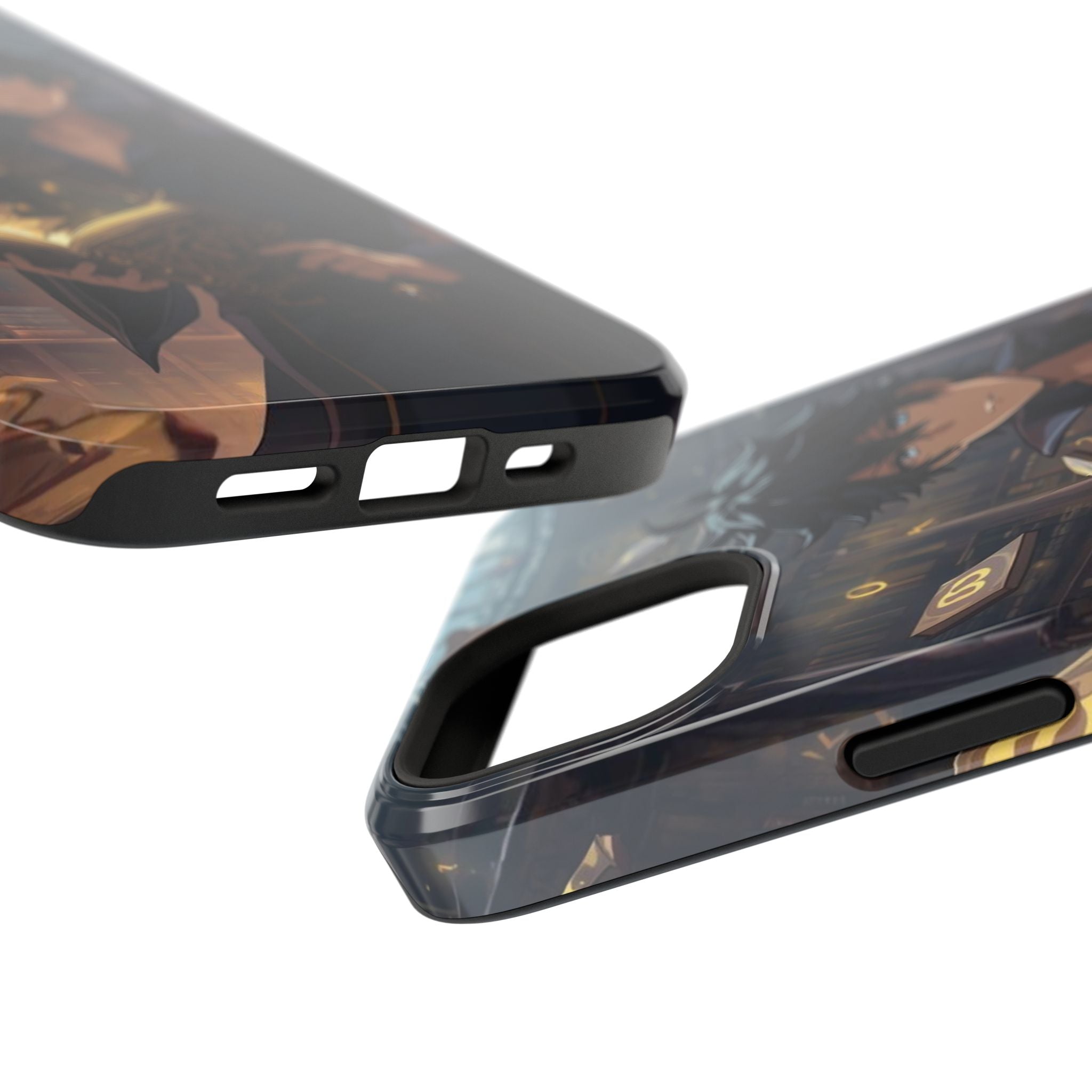 Vi-Anime Mystic Scholar Phone Case — Anime Magic Book Impact-Resistant Case