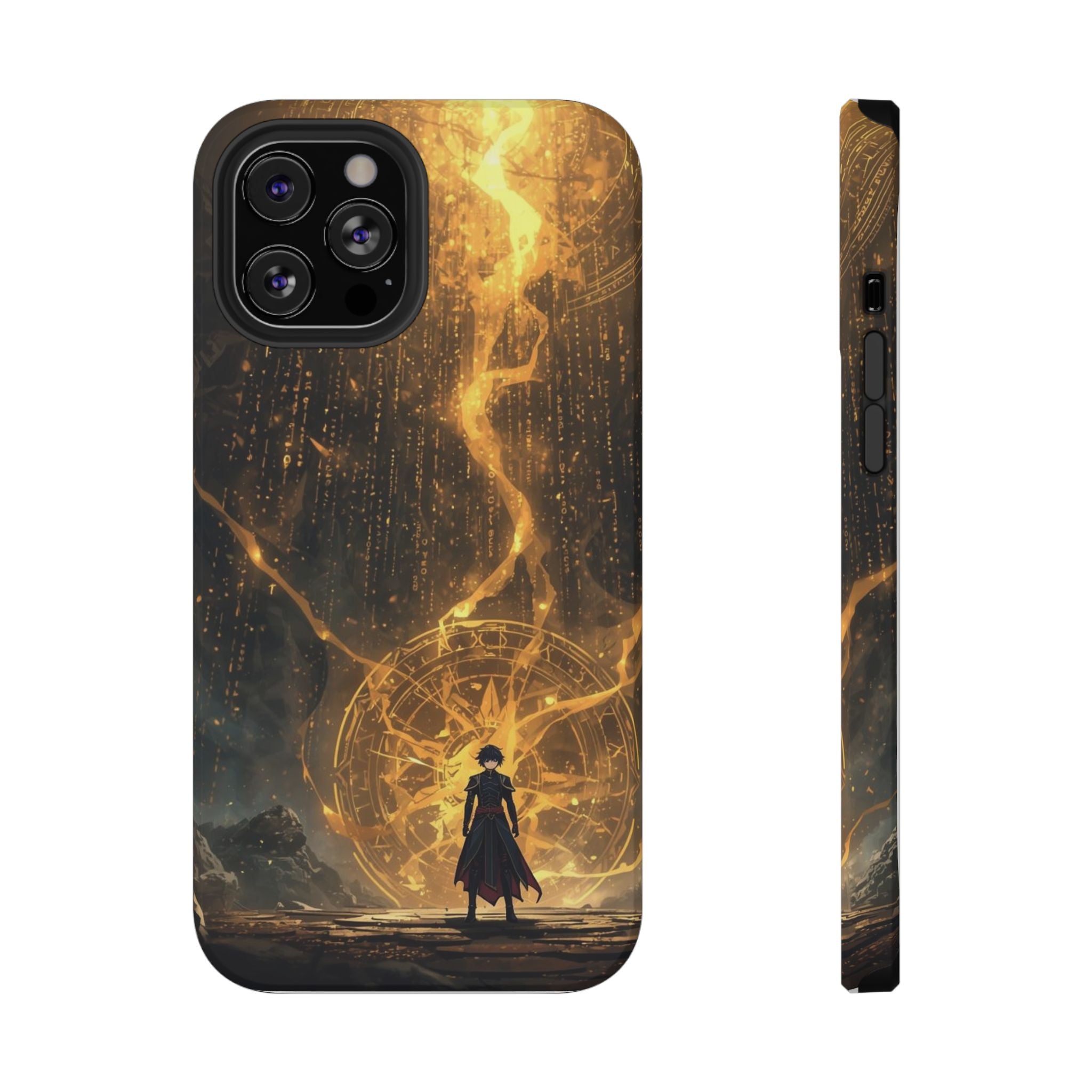 Vi-Anime Phone Case — Fantasy Mage Sigil Impact-Resistant Armor