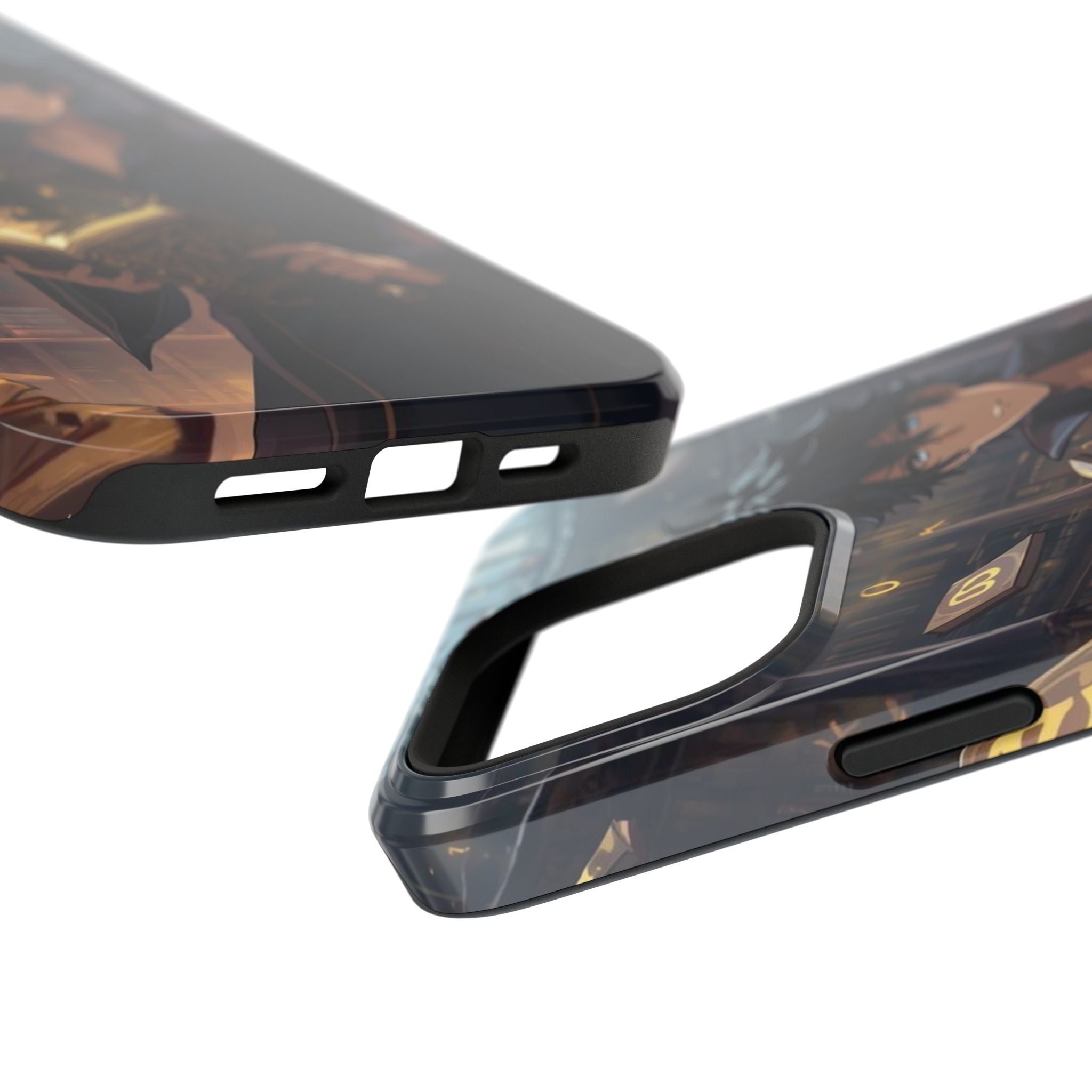 Vi-Anime Mystic Scholar Phone Case — Anime Magic Book Impact-Resistant Case