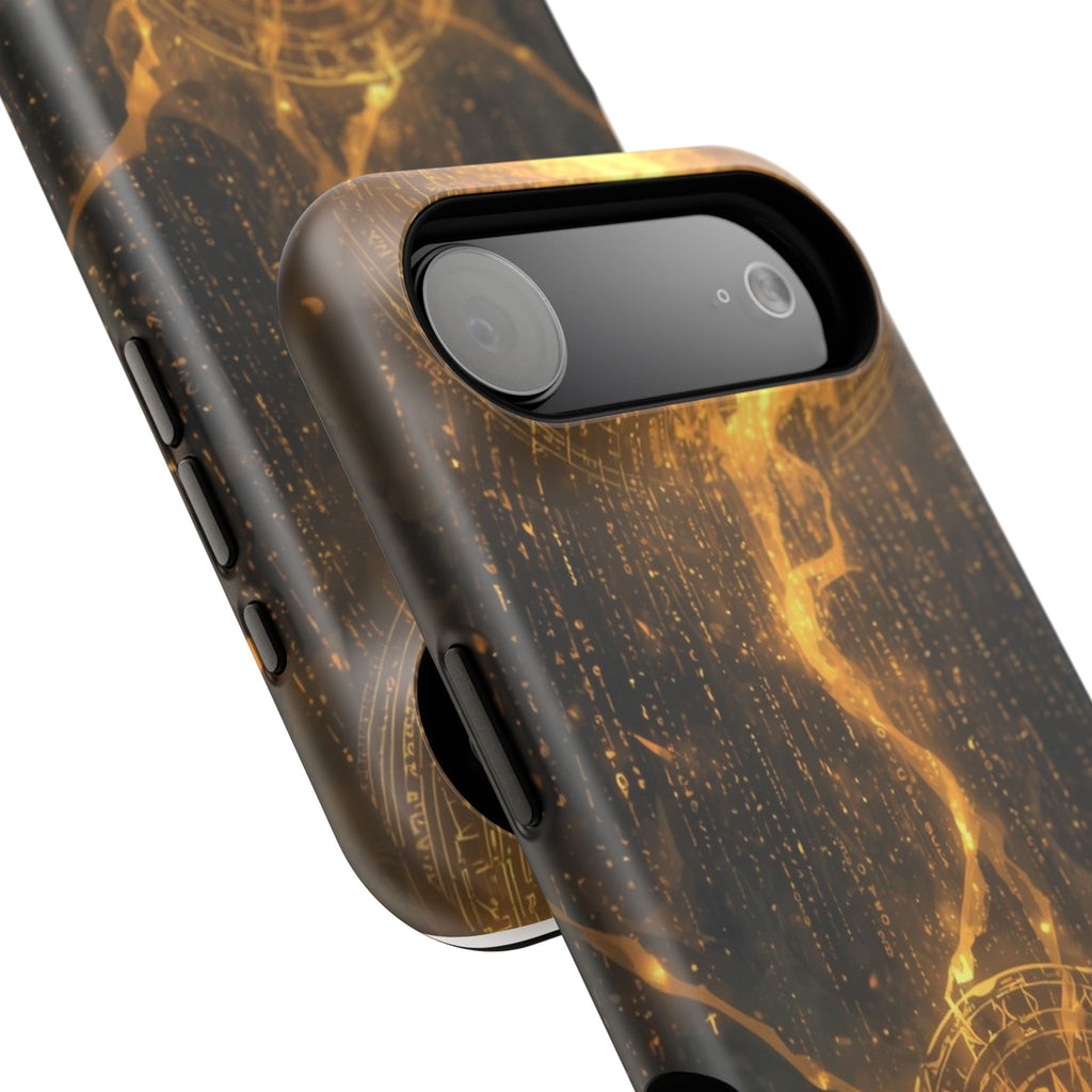 Vi-Anime Phone Case — Fantasy Mage Sigil Impact-Resistant Armor