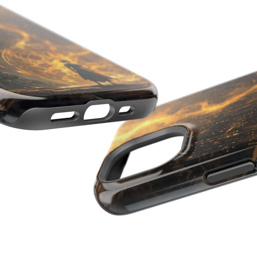 Vi-Anime Phone Case — Fantasy Mage Sigil Impact-Resistant Armor