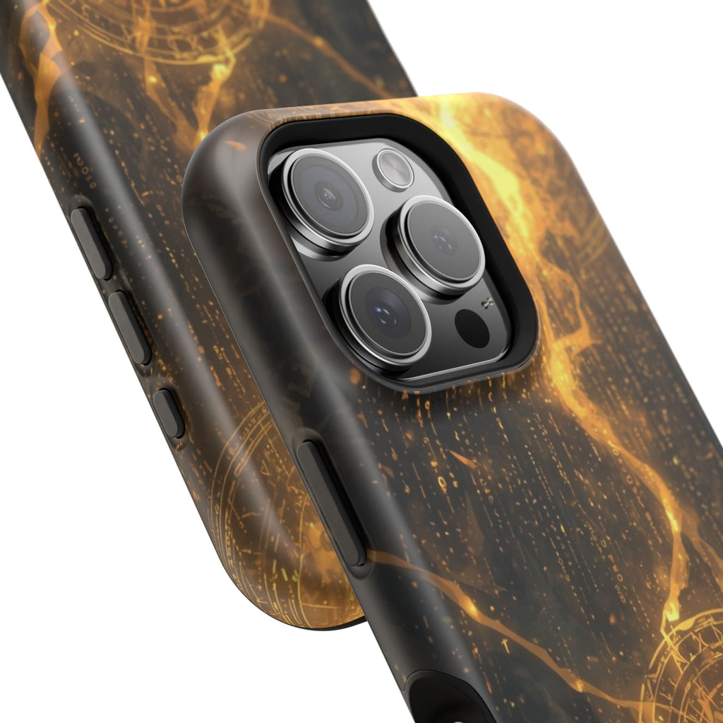 Vi-Anime Phone Case — Fantasy Mage Sigil Impact-Resistant Armor