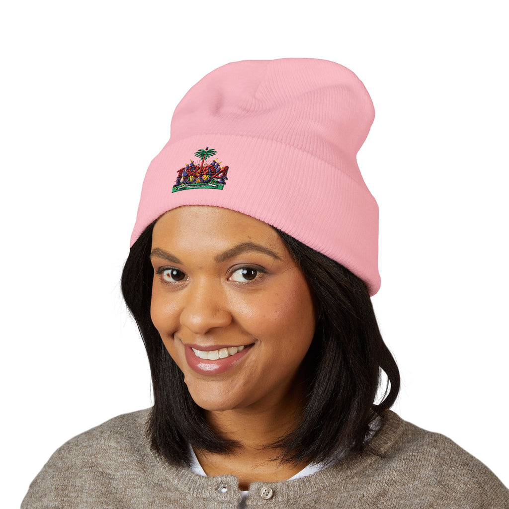 Vi-Cap Embroidered beanie - 1804 Haitian heritage