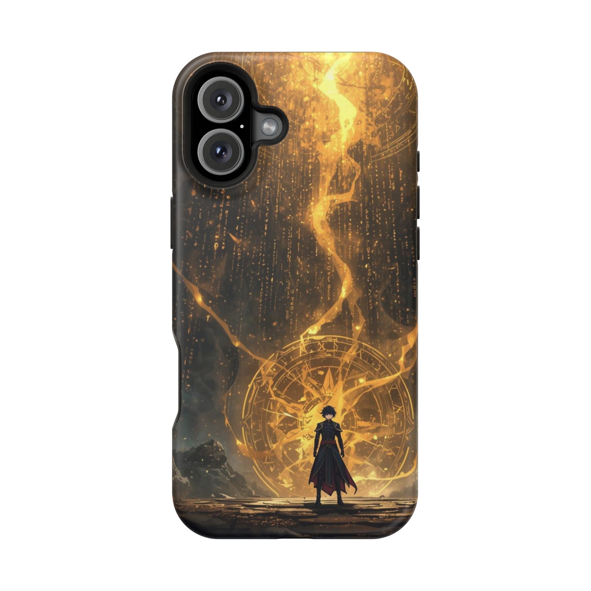 Vi-Anime Phone Case — Fantasy Mage Sigil Impact-Resistant Armor