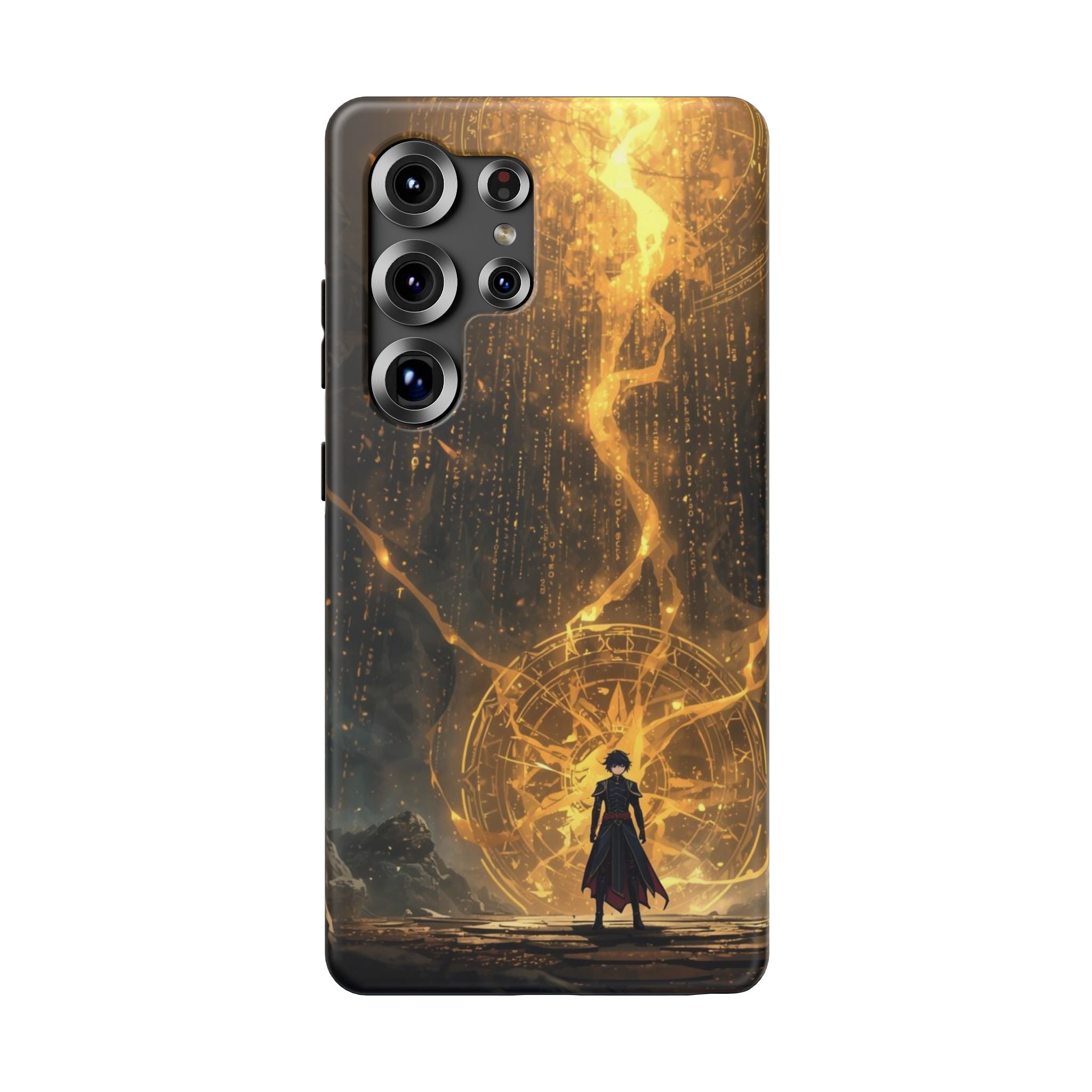 Vi-Anime Phone Case — Fantasy Mage Sigil Impact-Resistant Armor