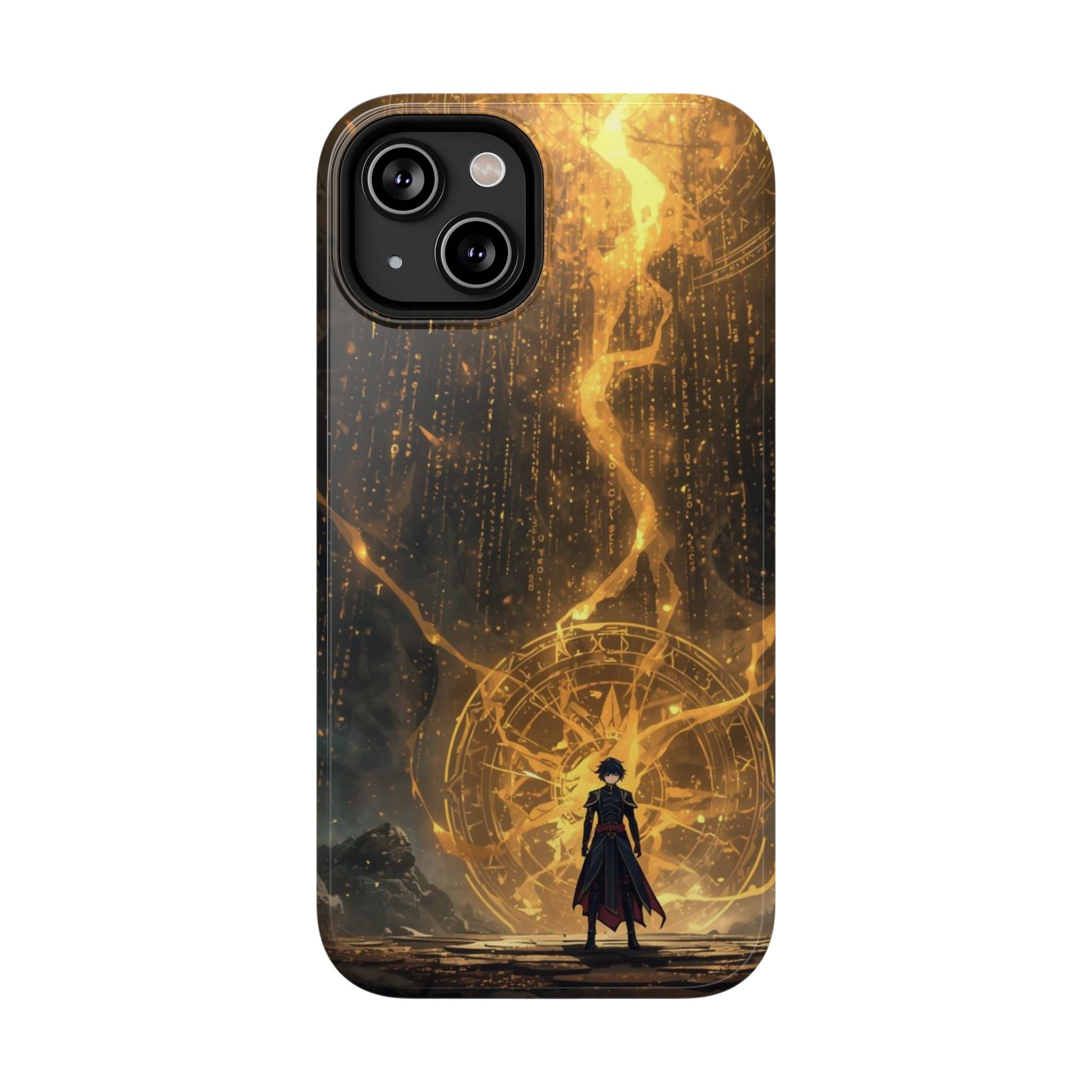 Vi-Anime Phone Case — Fantasy Mage Sigil Impact-Resistant Armor