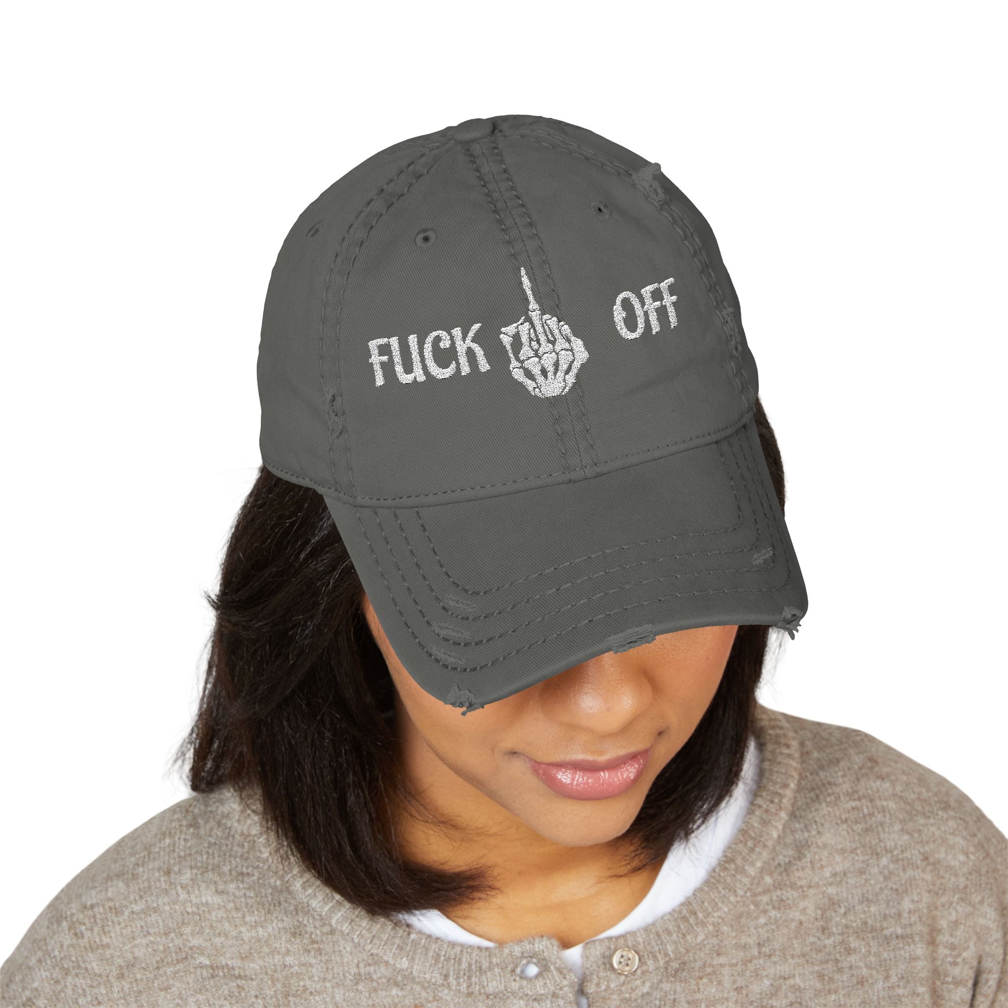 Vi-Cap Distressed - “F**k Off”