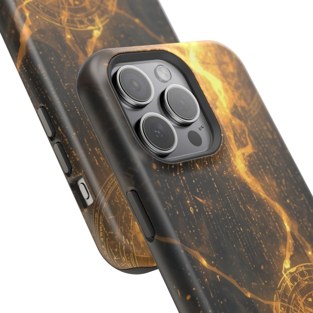 Vi-Anime Phone Case — Fantasy Mage Sigil Impact-Resistant Armor