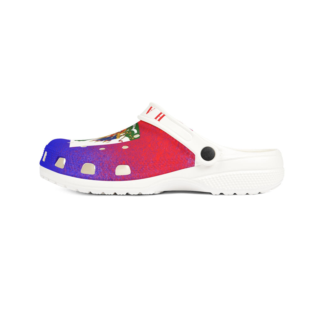 Haiti Flag EVA Foam Clogs – Lightweight Patriotic Garden Shoes