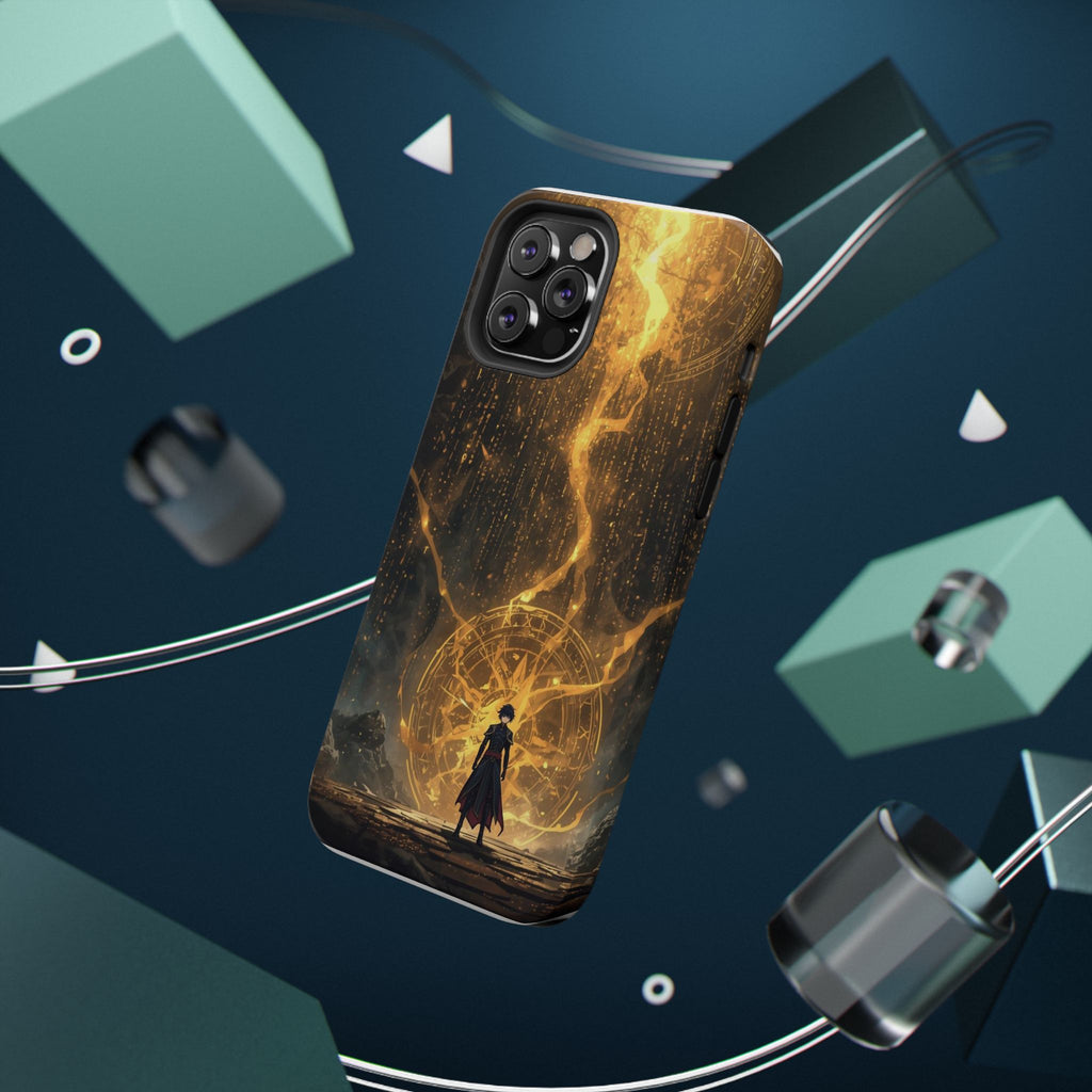 Vi-Anime Phone Case — Fantasy Mage Sigil Impact-Resistant Armor