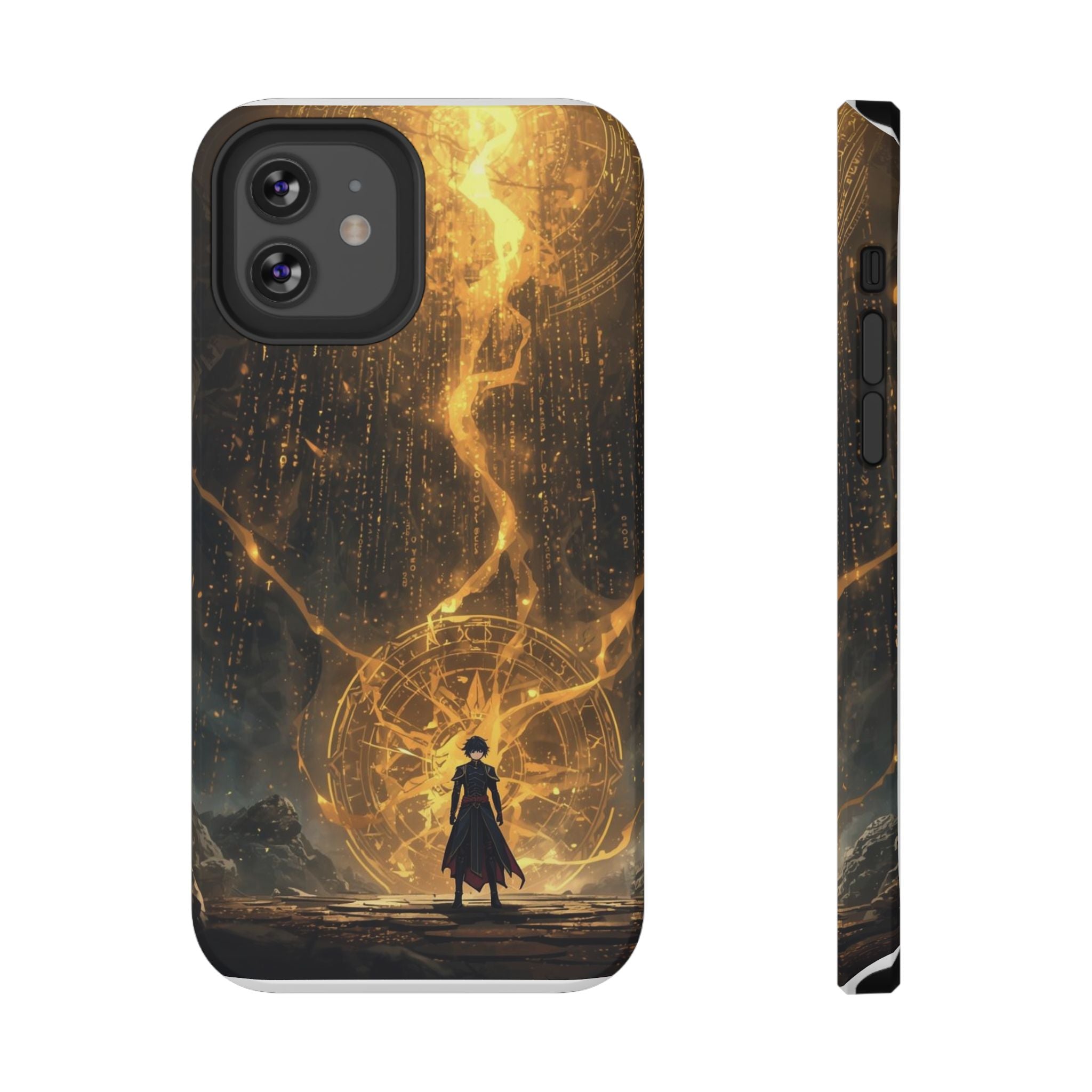 Vi-Anime Phone Case — Fantasy Mage Sigil Impact-Resistant Armor