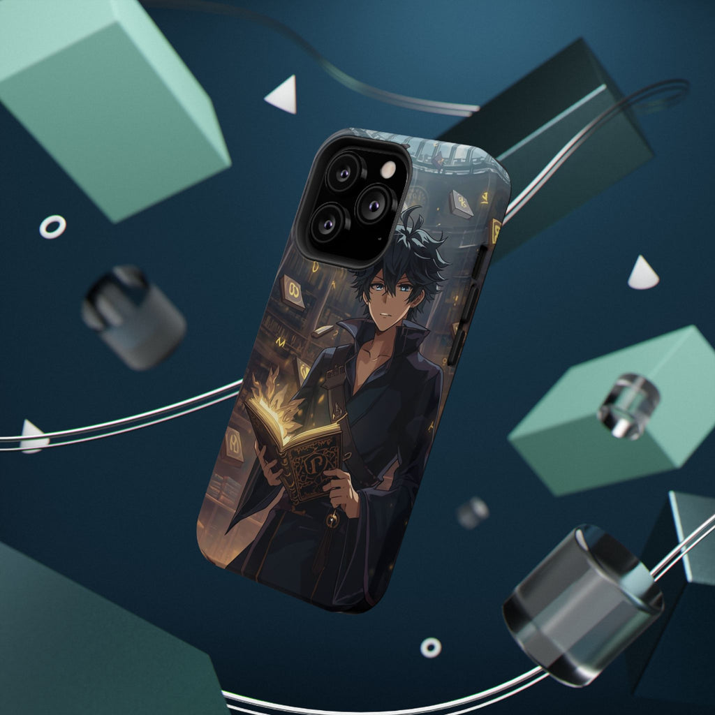 Vi-Anime Mystic Scholar Phone Case — Anime Magic Book Impact-Resistant Case