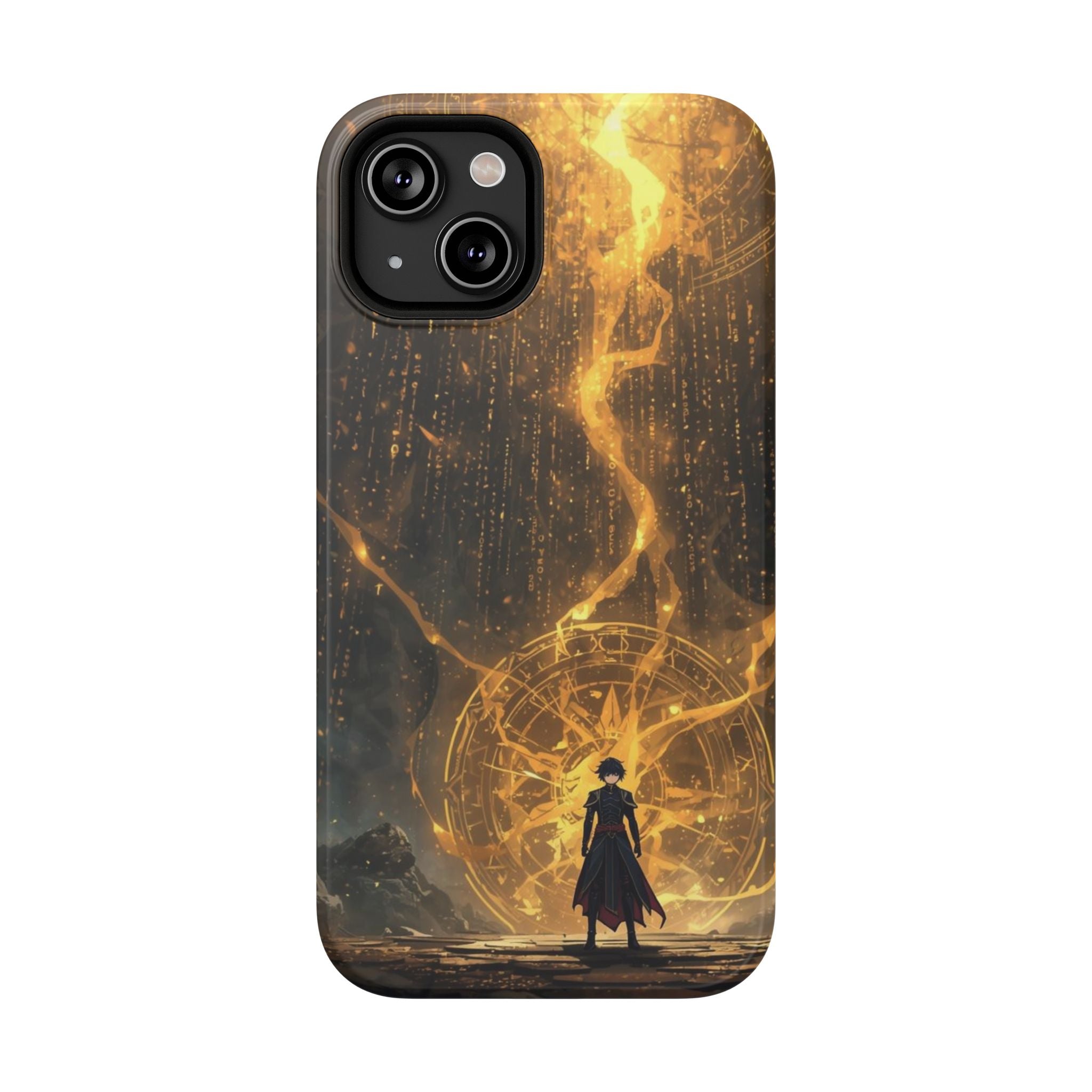 Vi-Anime Phone Case — Fantasy Mage Sigil Impact-Resistant Armor