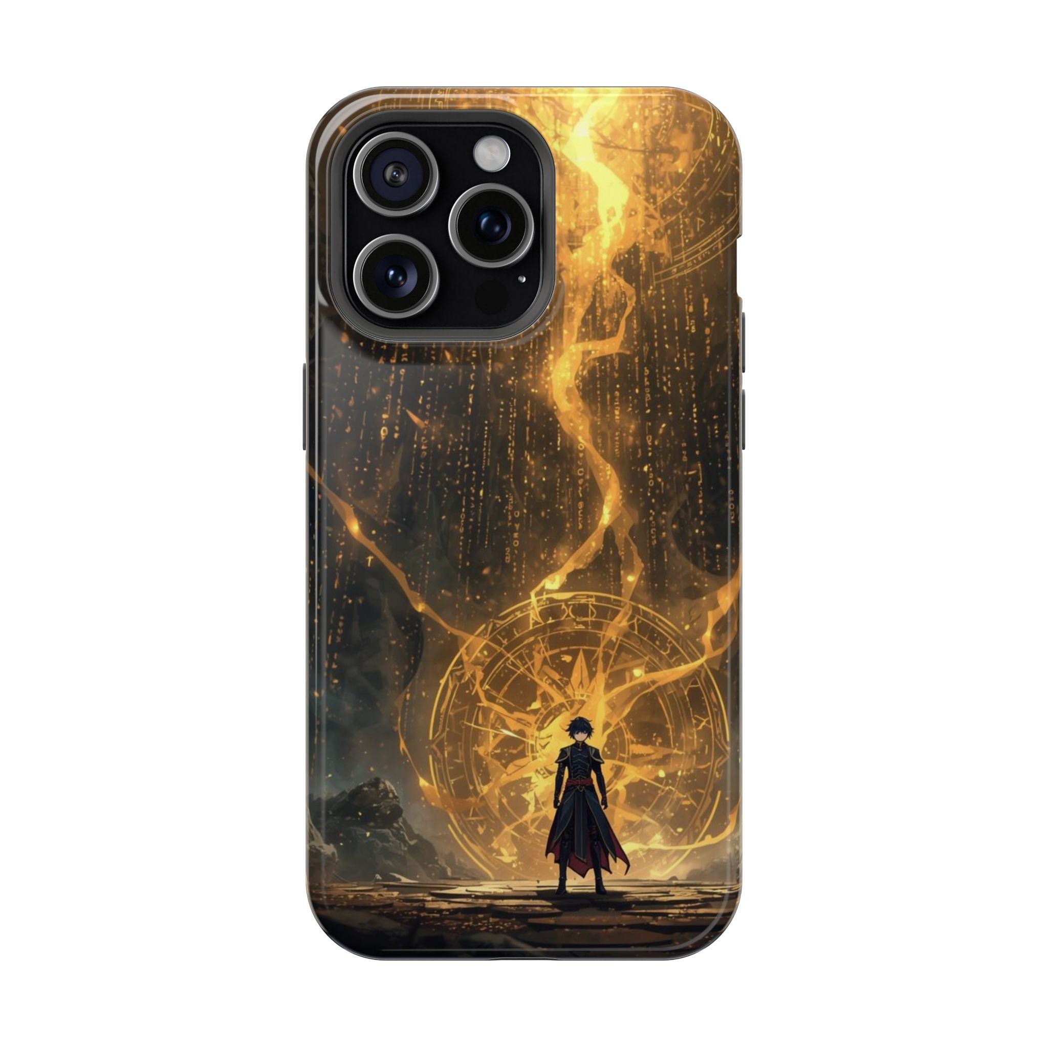 Vi-Anime Phone Case — Fantasy Mage Sigil Impact-Resistant Armor