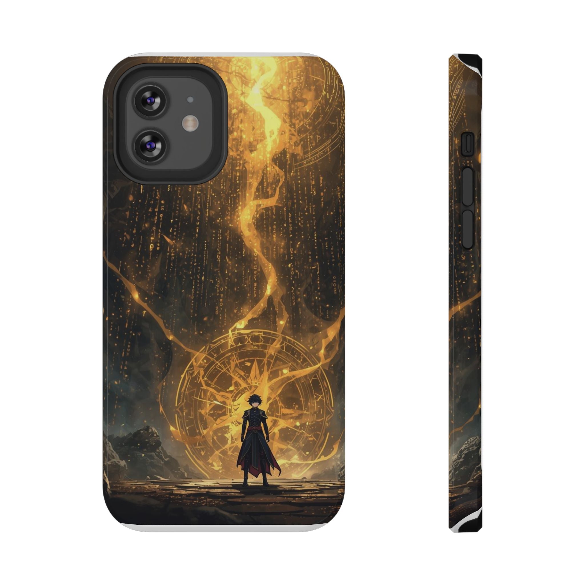 Vi-Anime Phone Case — Fantasy Mage Sigil Impact-Resistant Armor