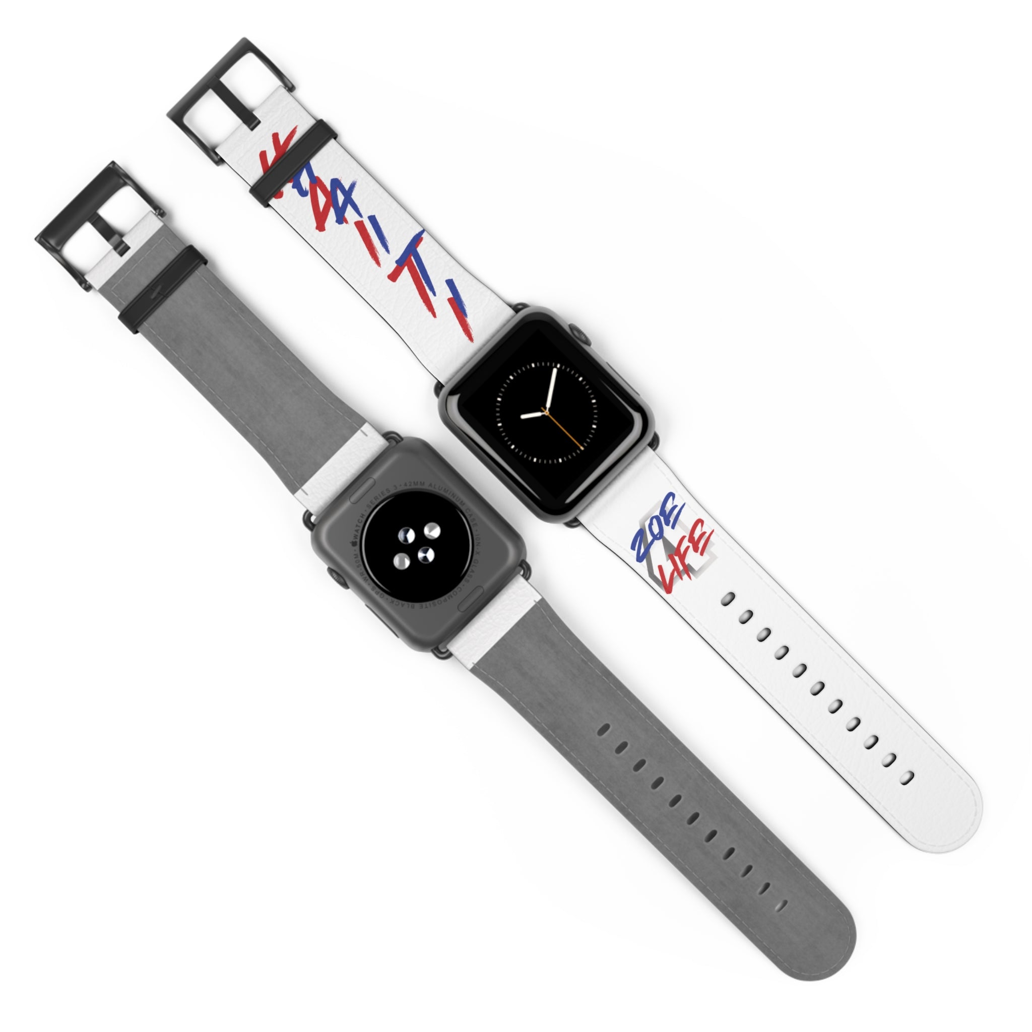 Copy of Phone Accessory — Red & Blue Graphic Apple Watch Strap