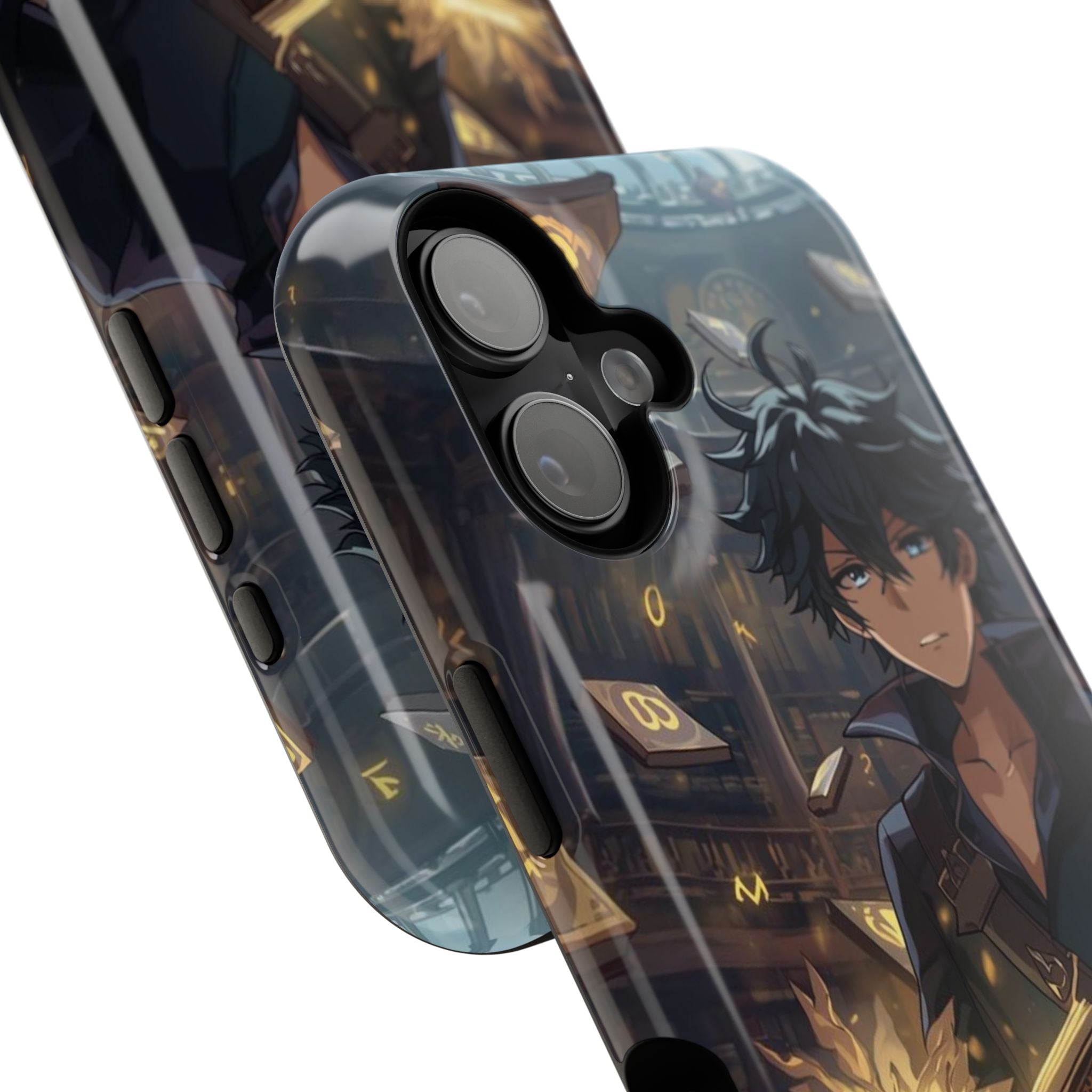 Vi-Anime Mystic Scholar Phone Case — Anime Magic Book Impact-Resistant Case