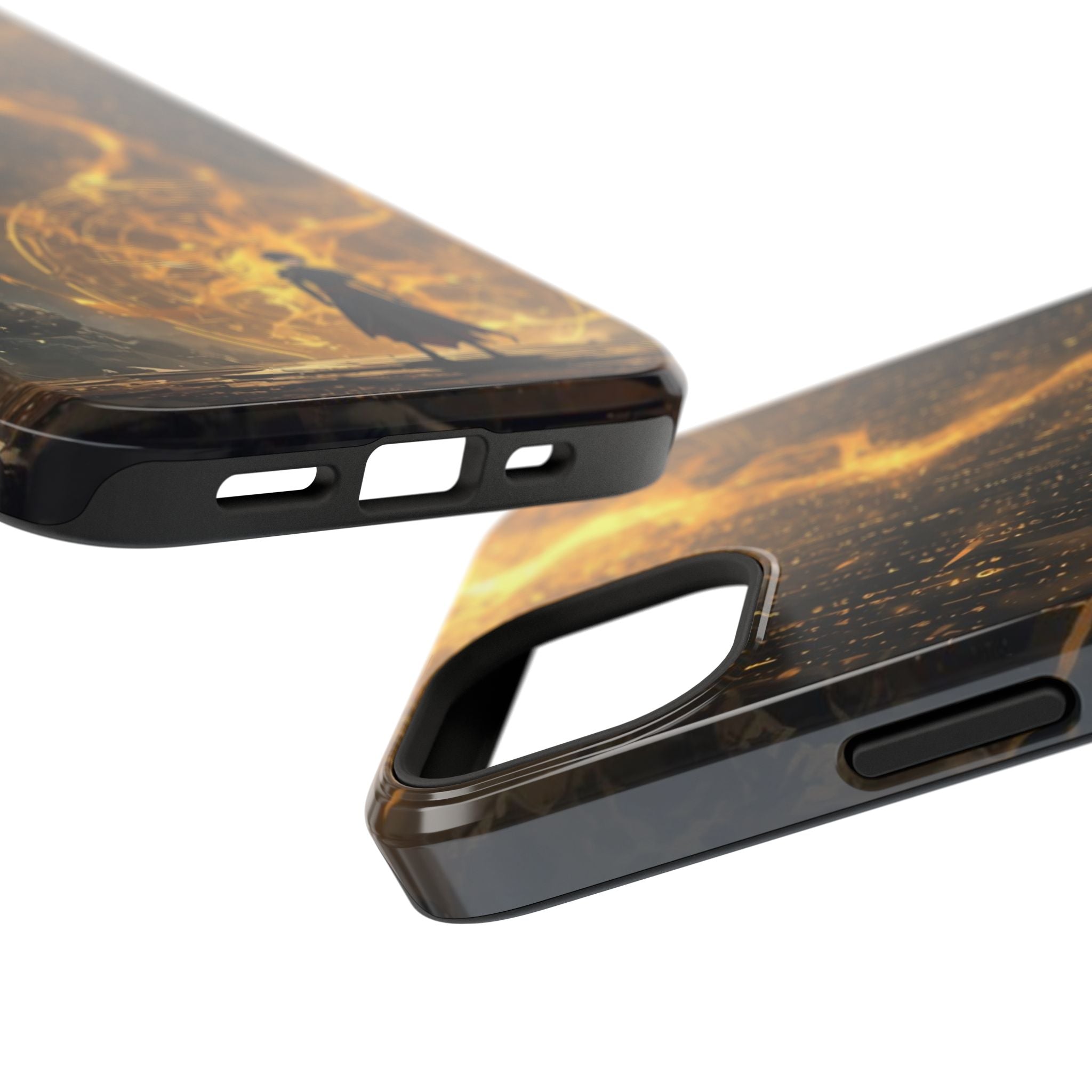 Vi-Anime Phone Case — Fantasy Mage Sigil Impact-Resistant Armor