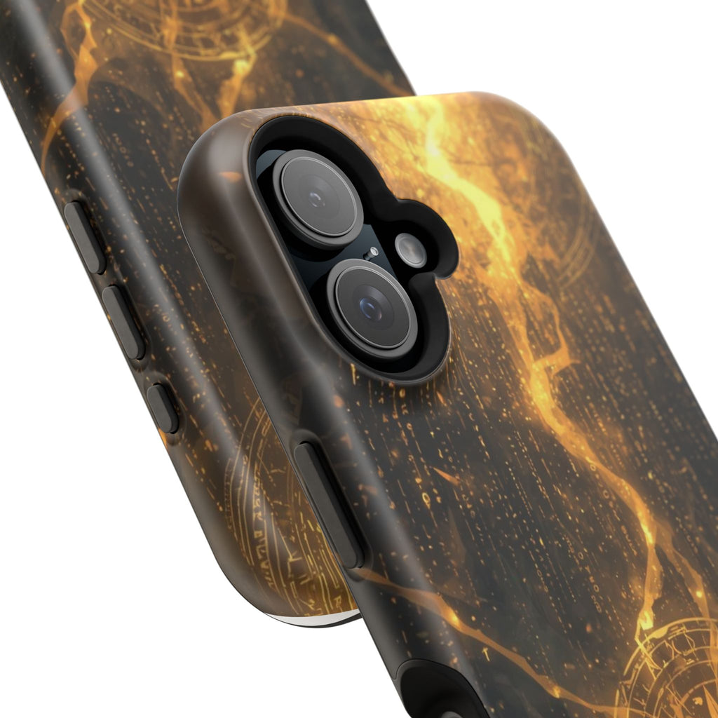Vi-Anime Phone Case — Fantasy Mage Sigil Impact-Resistant Armor