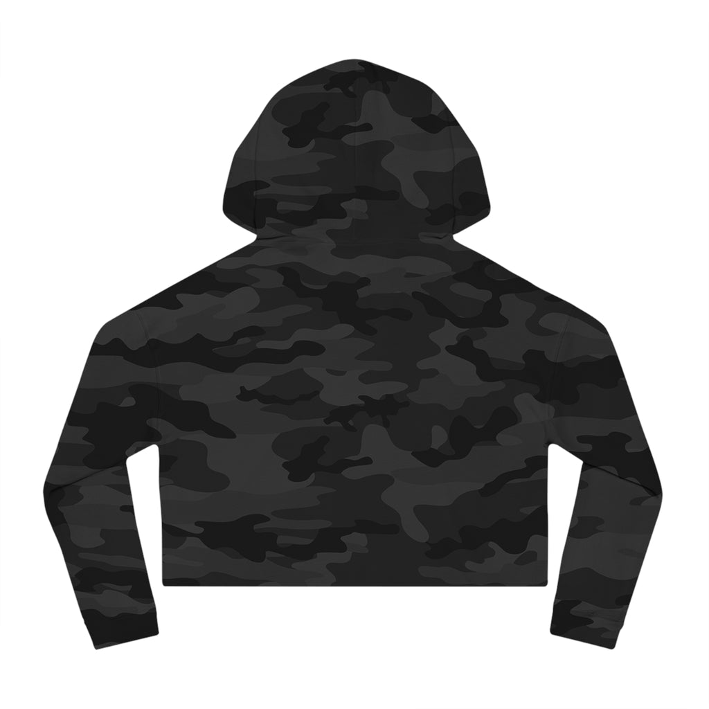 Crop Vi-Hoodie — "Bel Famm Bel Malé" Pastel Floral Graphic