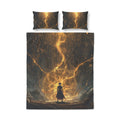Vi-Blanket and Pillow Case Set— Golden Magic Fantasy Bedding
