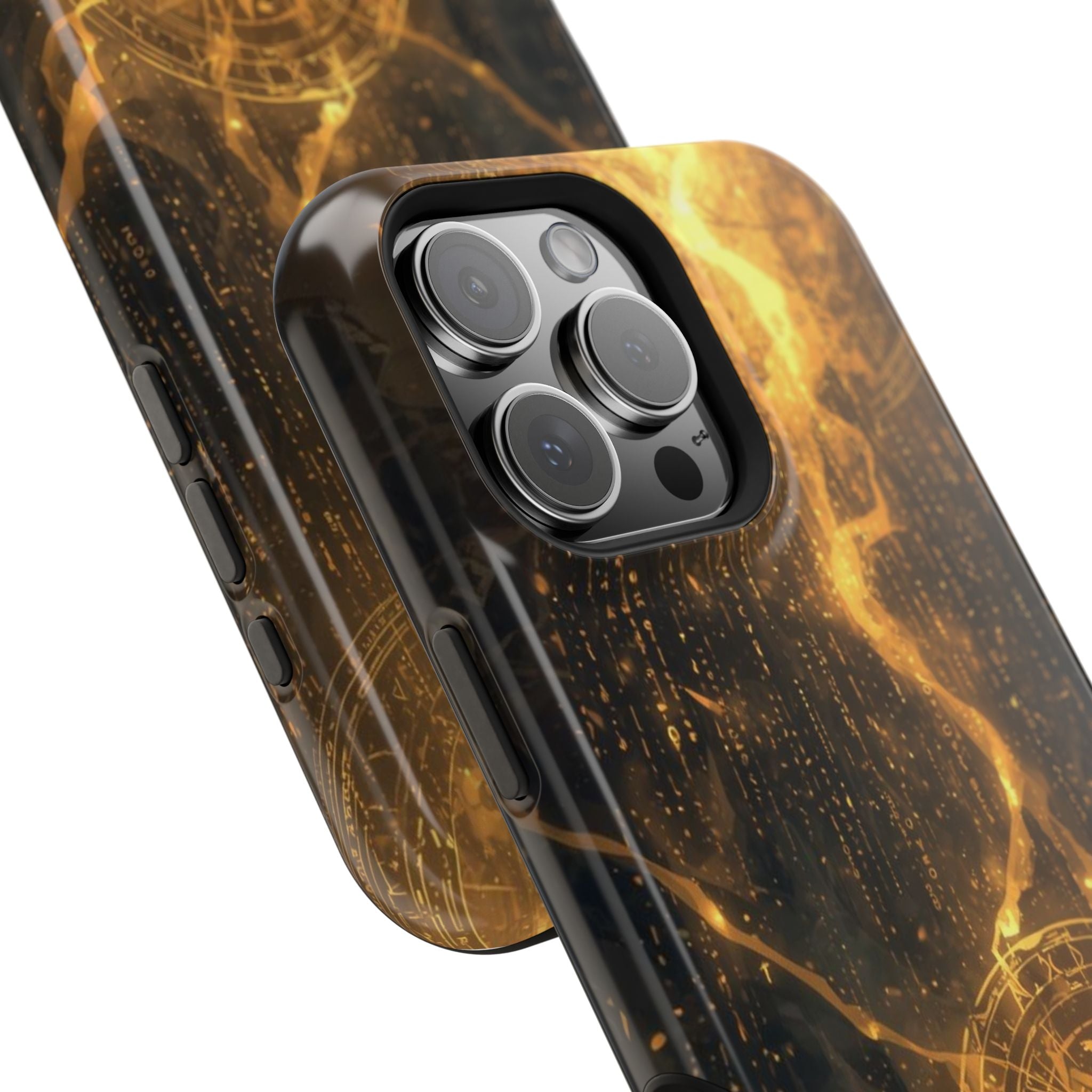 Vi-Anime Phone Case — Fantasy Mage Sigil Impact-Resistant Armor