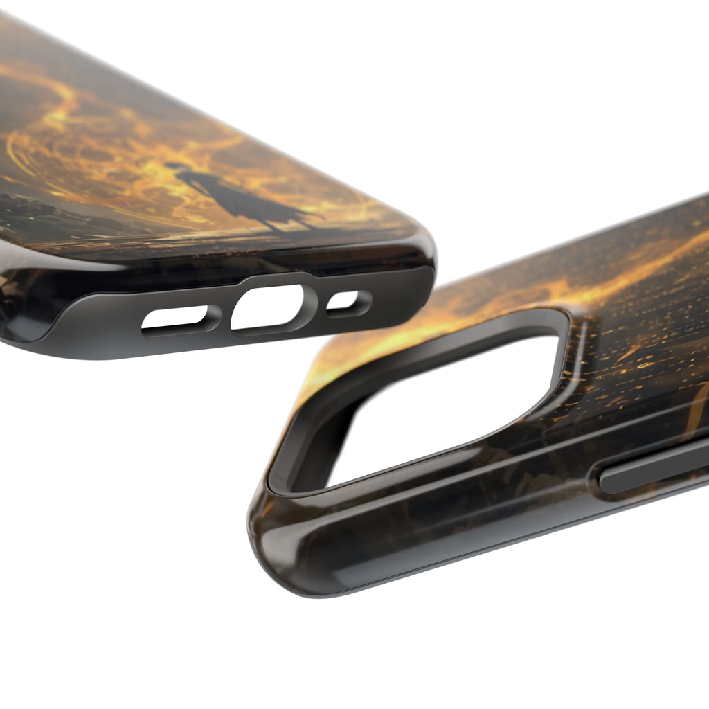 Vi-Anime Phone Case — Fantasy Mage Sigil Impact-Resistant Armor