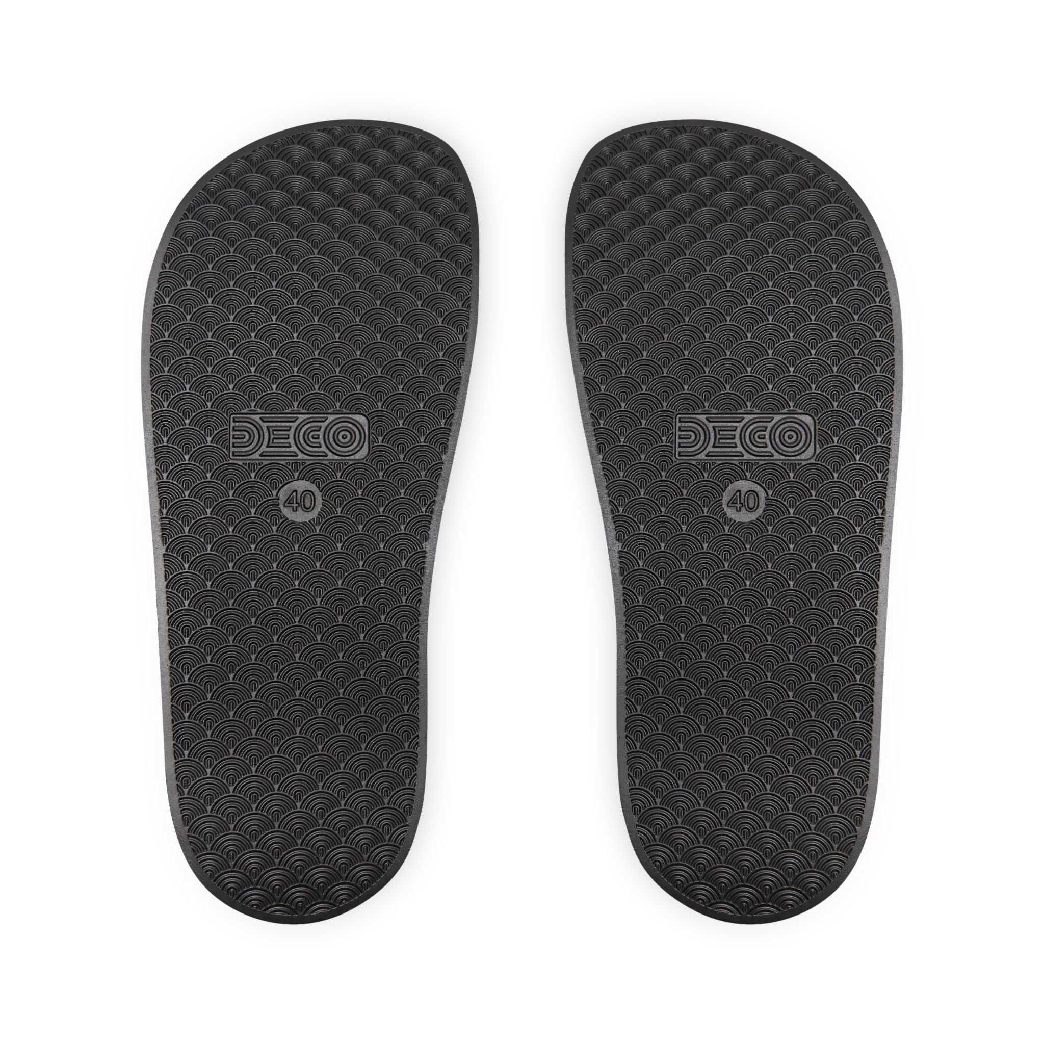 Haiti Flag Slide Sandals — Men's Removable‑Strap Patriotic Pool Slides