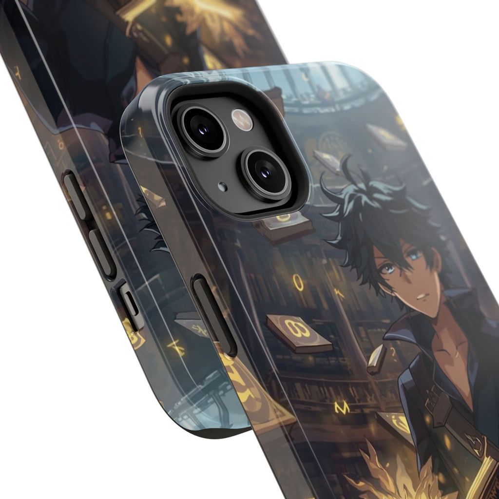 Vi-Anime Mystic Scholar Phone Case — Anime Magic Book Impact-Resistant Case