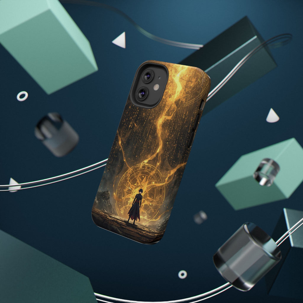 Vi-Anime Phone Case — Fantasy Mage Sigil Impact-Resistant Armor