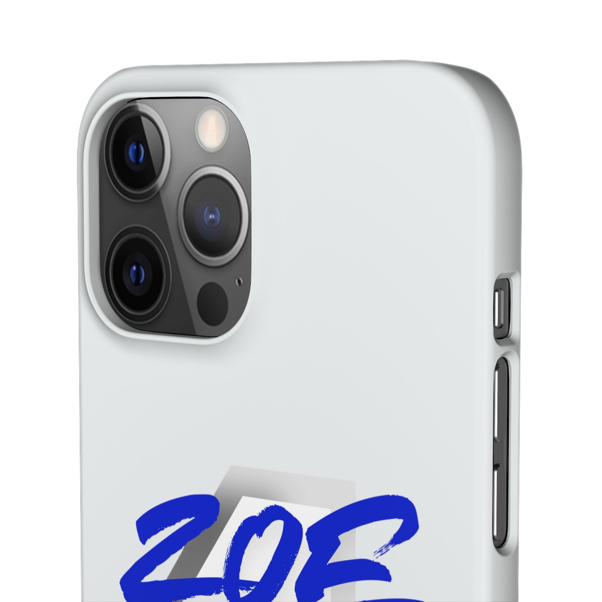 Zoe Life Phone Case - Bold Script Number 4 Snap Case