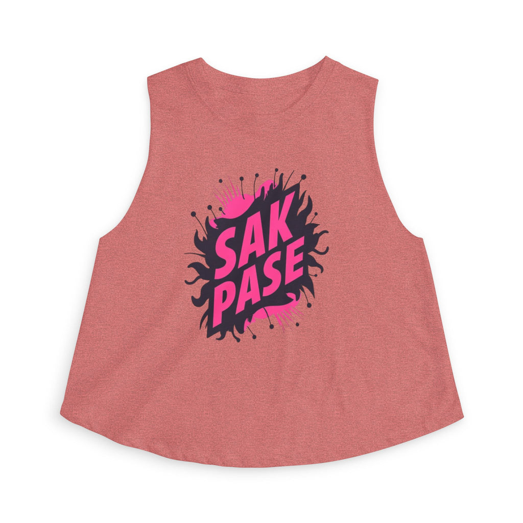 Vi-Crop Tank - SAK PASE Graphic
