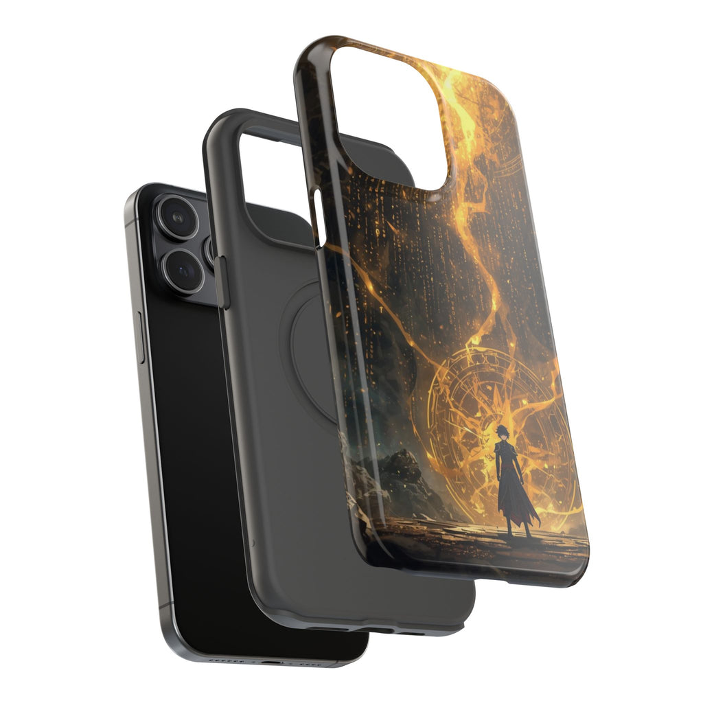 Vi-Anime Phone Case — Fantasy Mage Sigil Impact-Resistant Armor