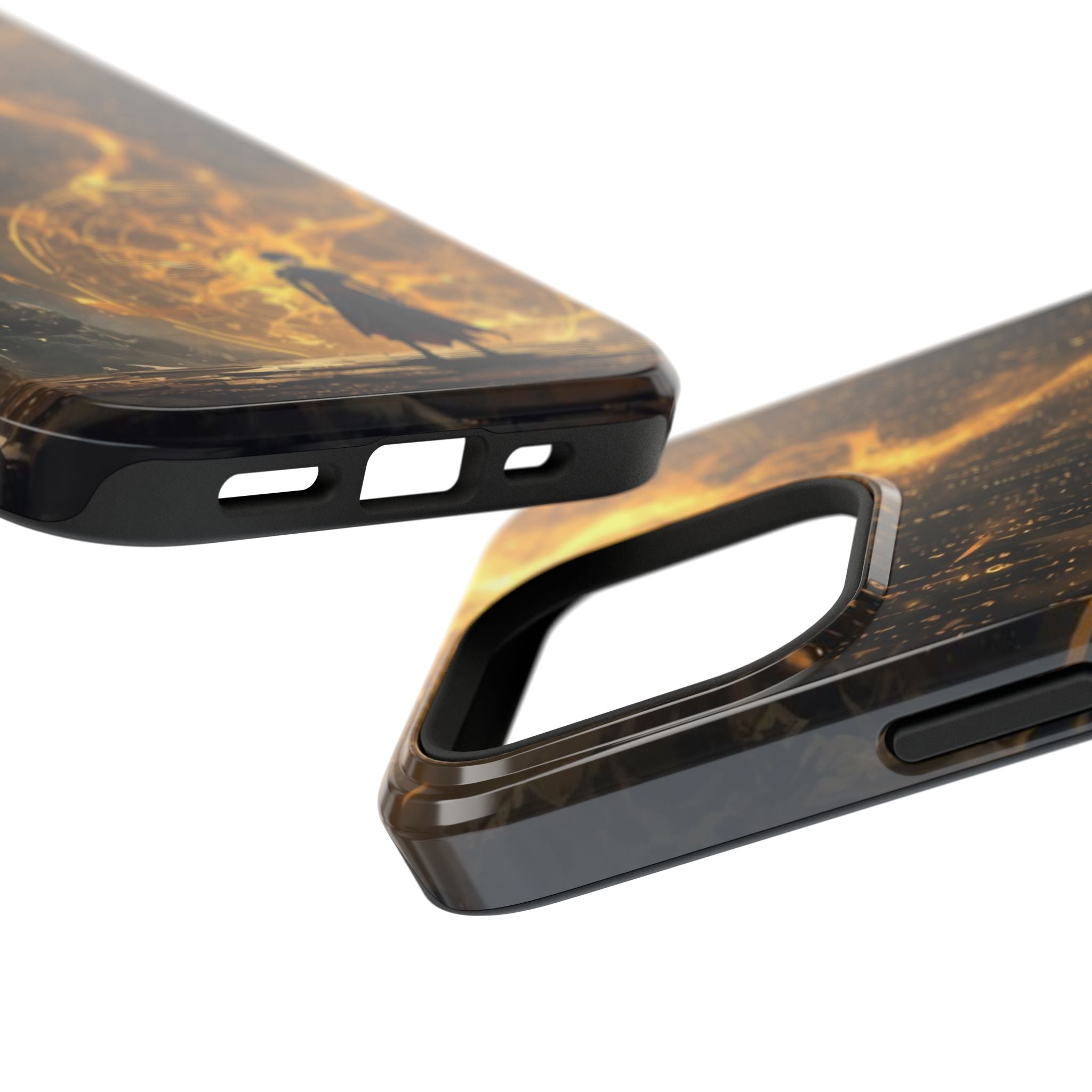 Vi-Anime Phone Case — Fantasy Mage Sigil Impact-Resistant Armor