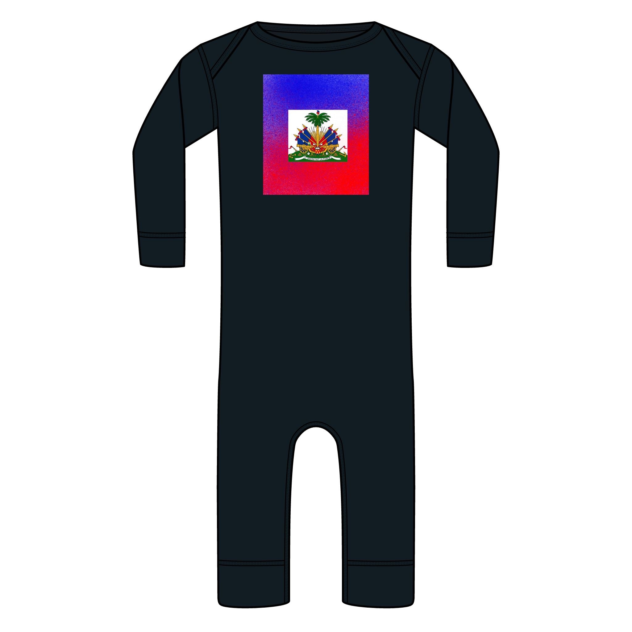 Little Vi - Haiti Flag Infant Bodysuit