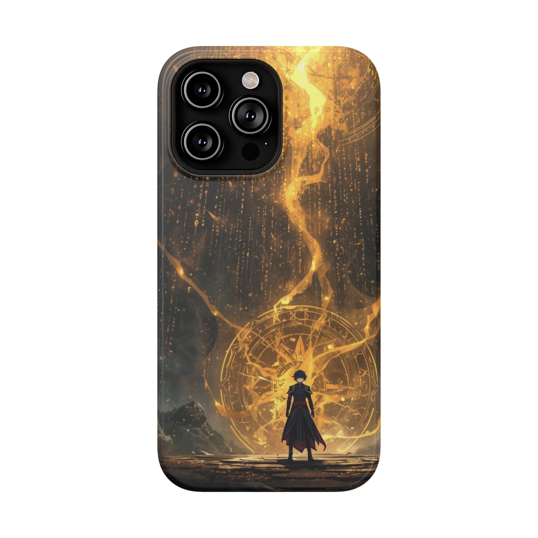 Vi-Anime Phone Case — Fantasy Mage Sigil Impact-Resistant Armor