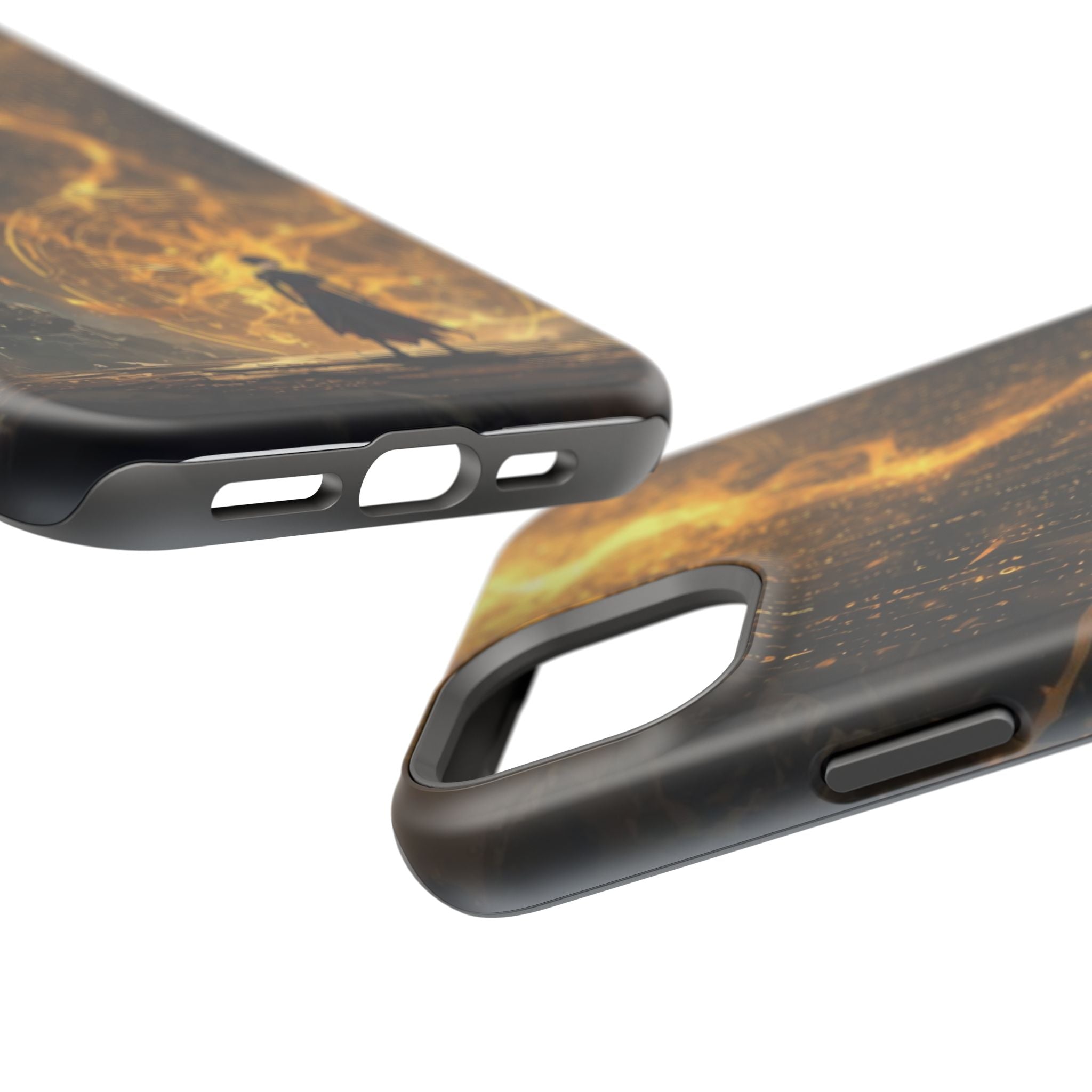 Vi-Anime Phone Case — Fantasy Mage Sigil Impact-Resistant Armor
