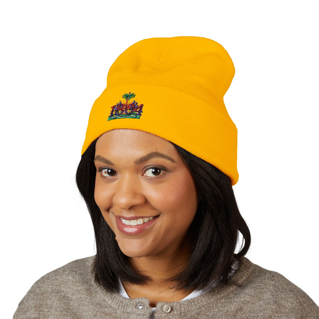 Vi-Cap Embroidered beanie - 1804 Haitian heritage