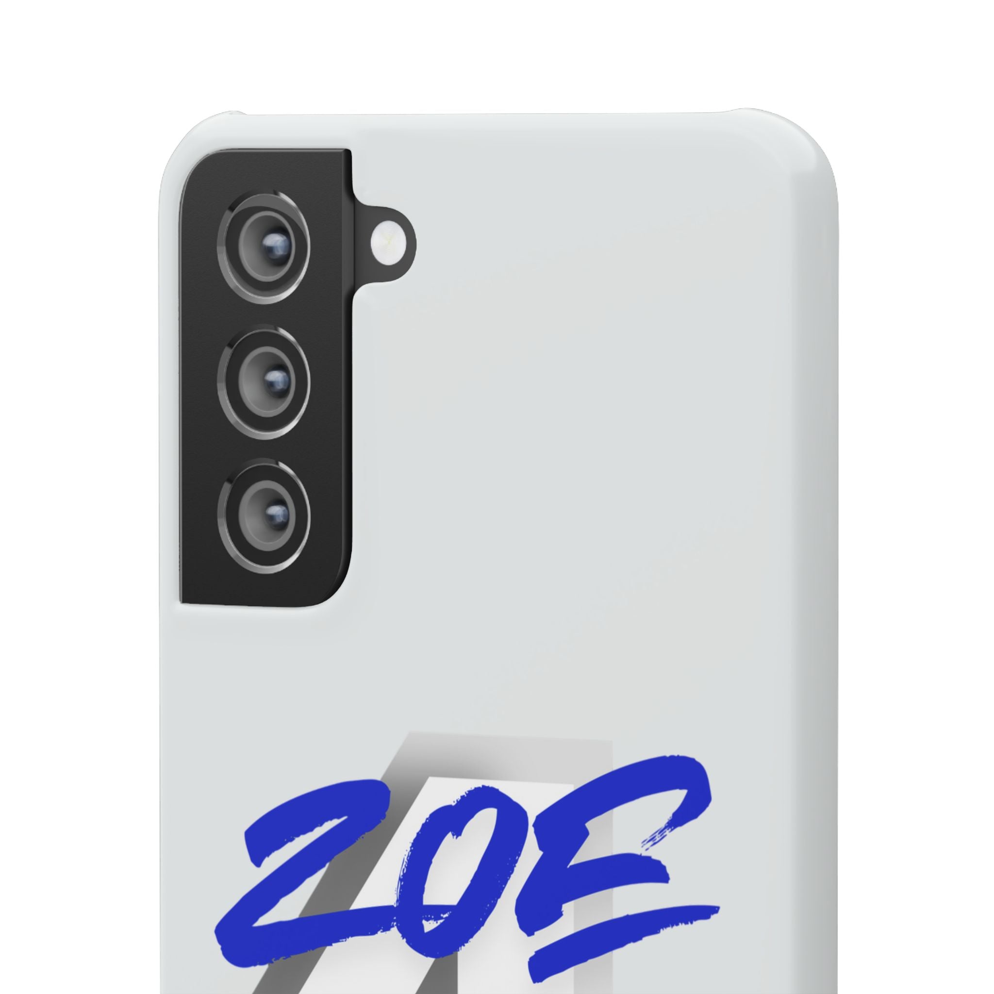 Zoe Life Phone Case - Bold Script Number 4 Snap Case