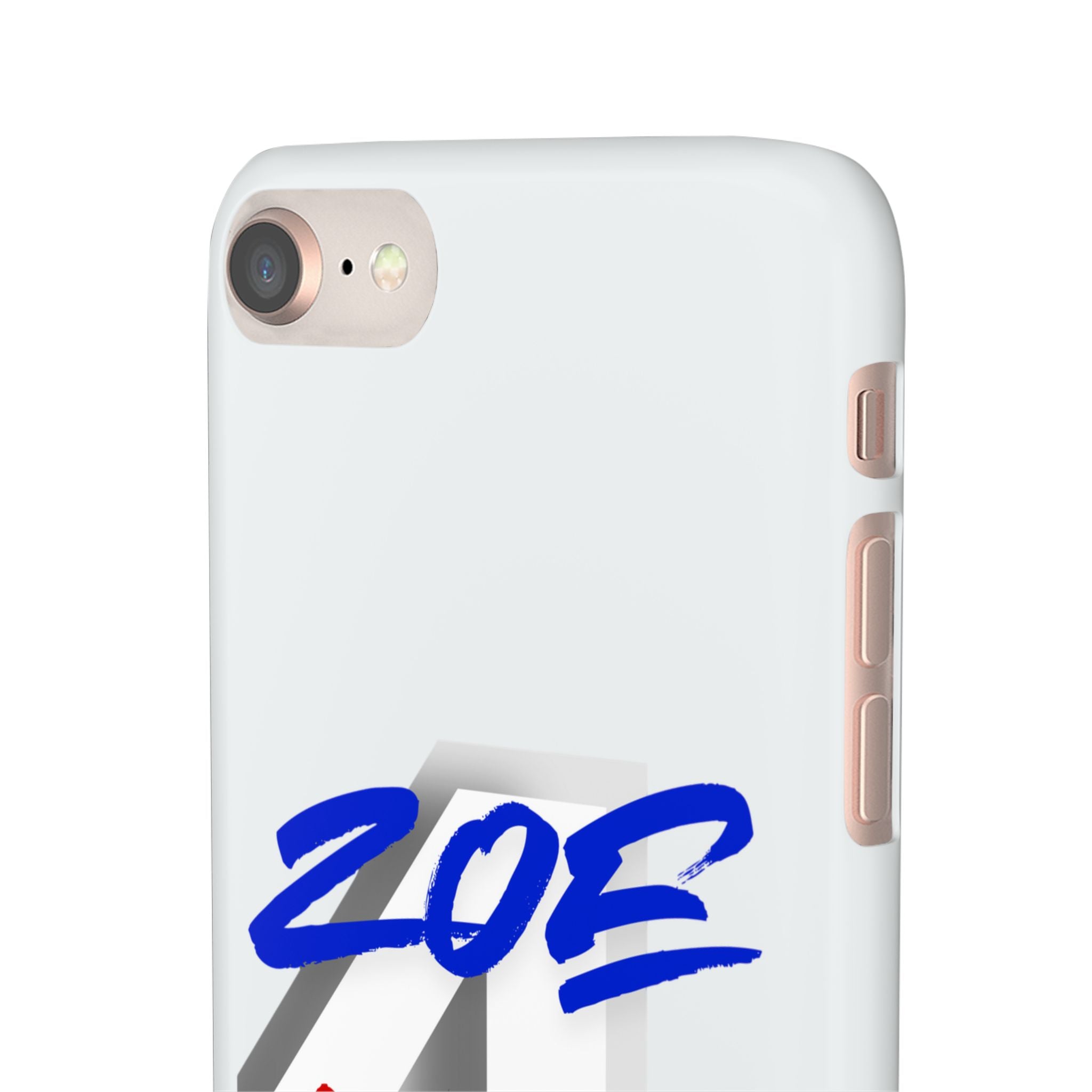 Zoe Life Phone Case - Bold Script Number 4 Snap Case