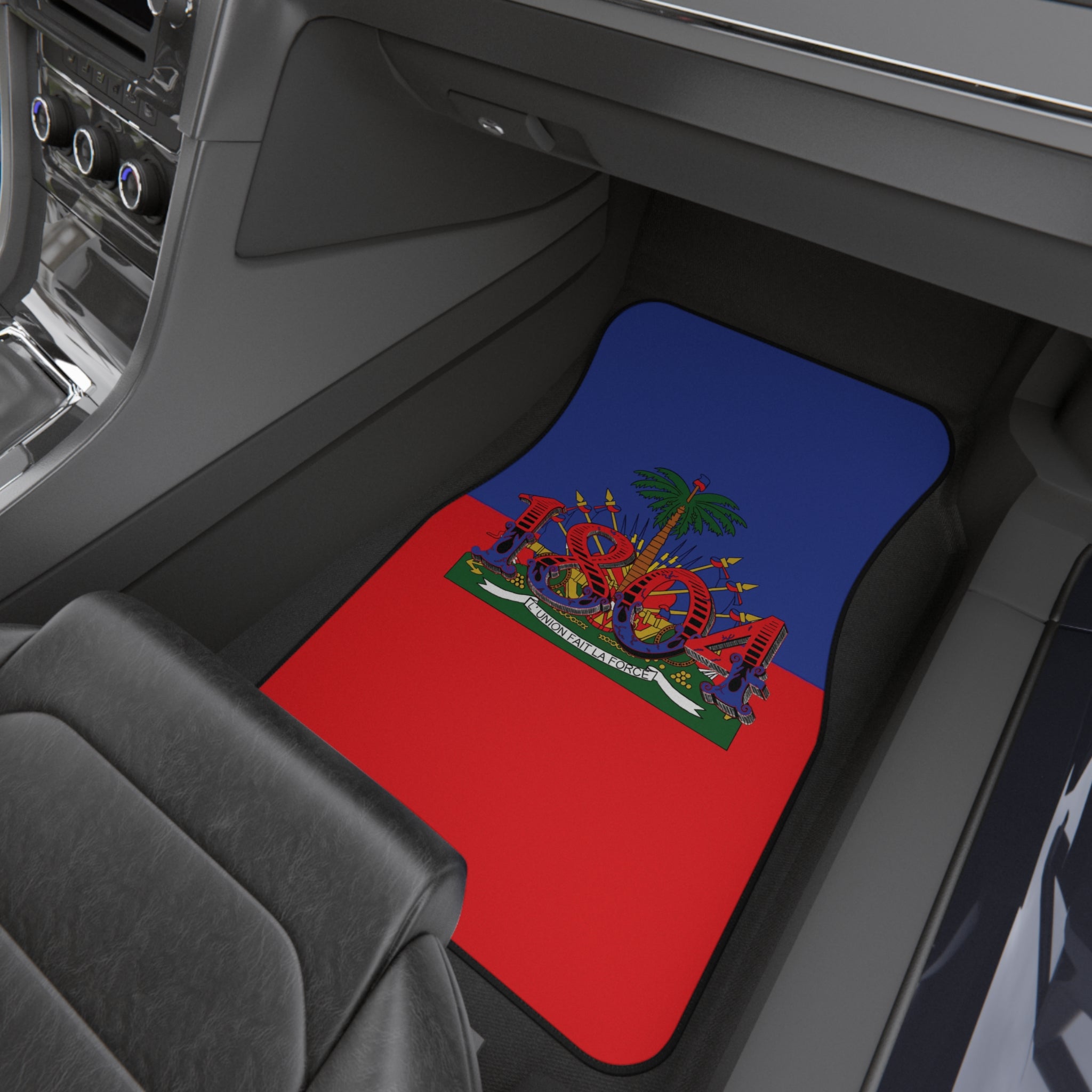 Haiti 1804 Flag Car Floor Mats (Set of 4) - Patriotic Auto Accessories