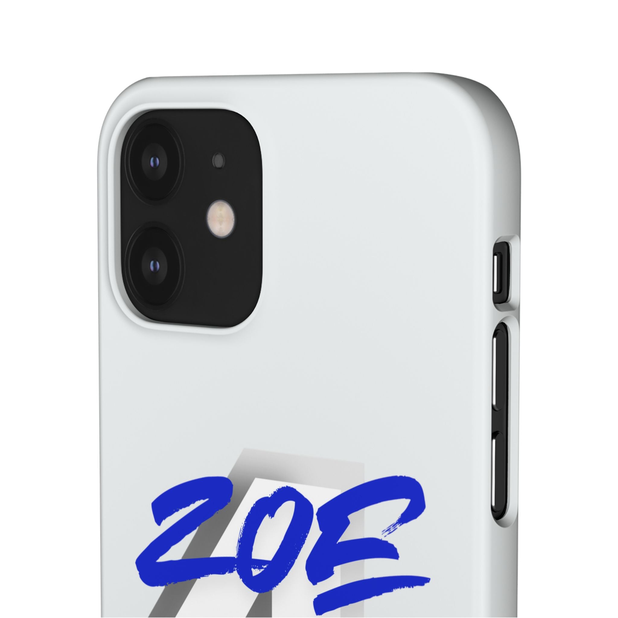 Zoe Life Phone Case - Bold Script Number 4 Snap Case