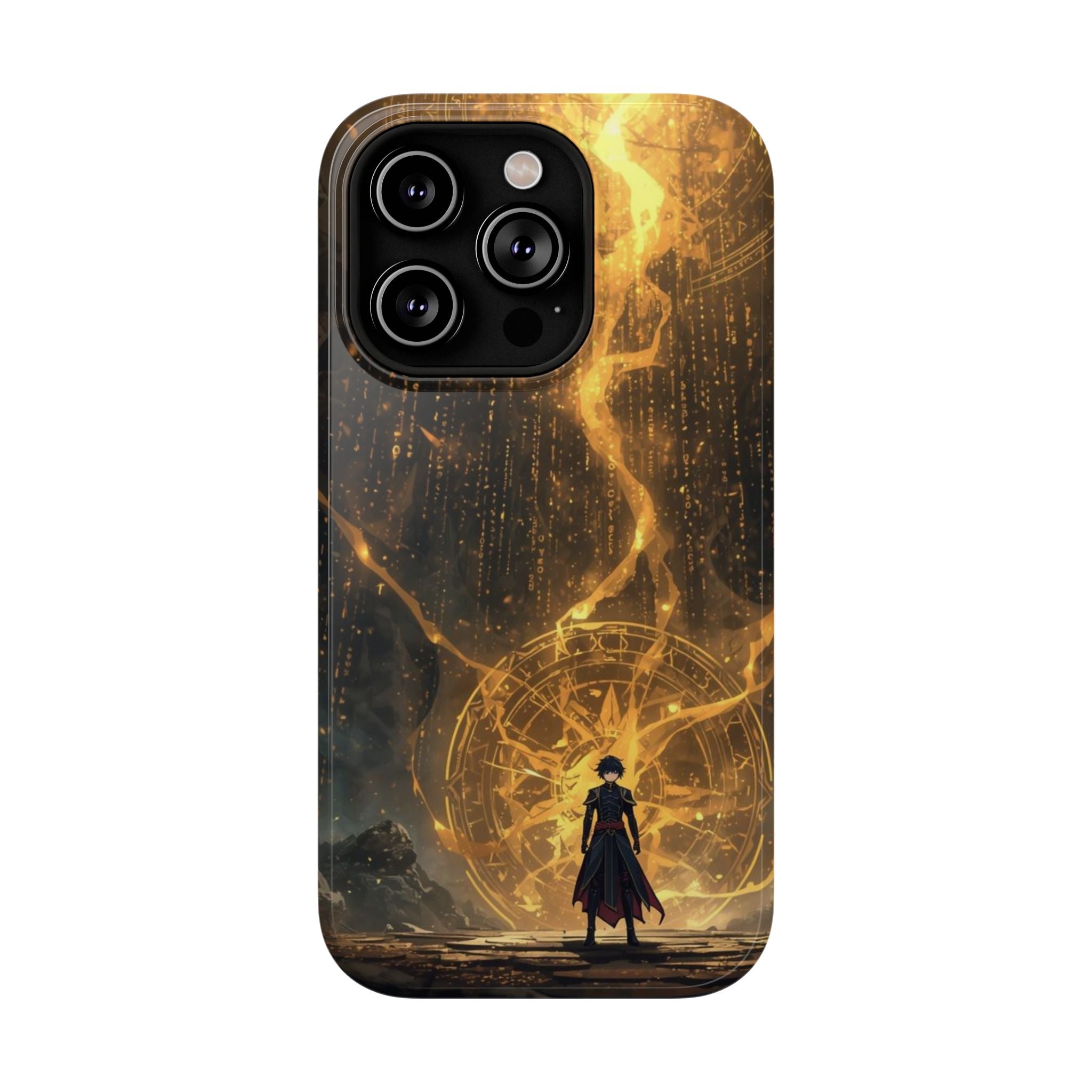 Vi-Anime Phone Case — Fantasy Mage Sigil Impact-Resistant Armor