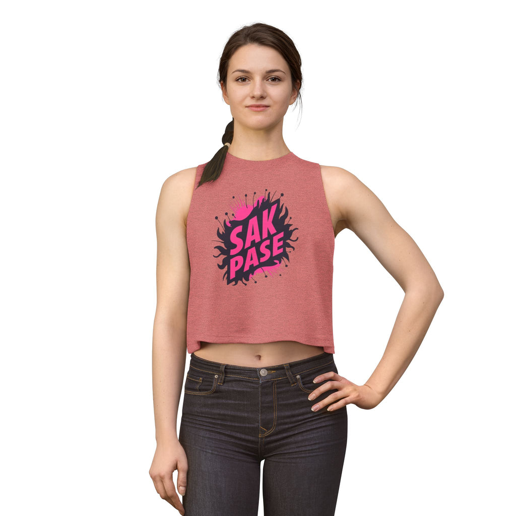 Vi-Crop Tank - SAK PASE Graphic