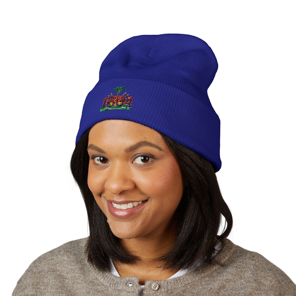 Vi-Cap Embroidered beanie - 1804 Haitian heritage