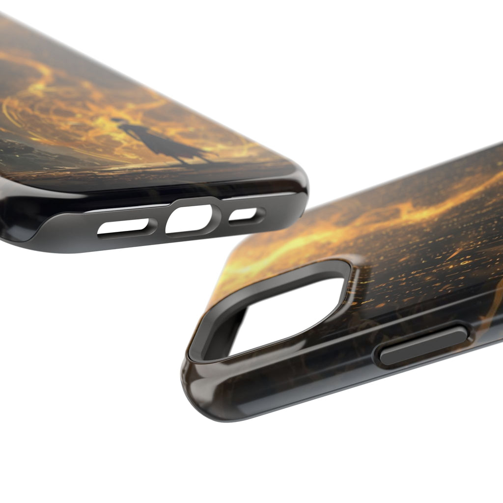 Vi-Anime Phone Case — Fantasy Mage Sigil Impact-Resistant Armor