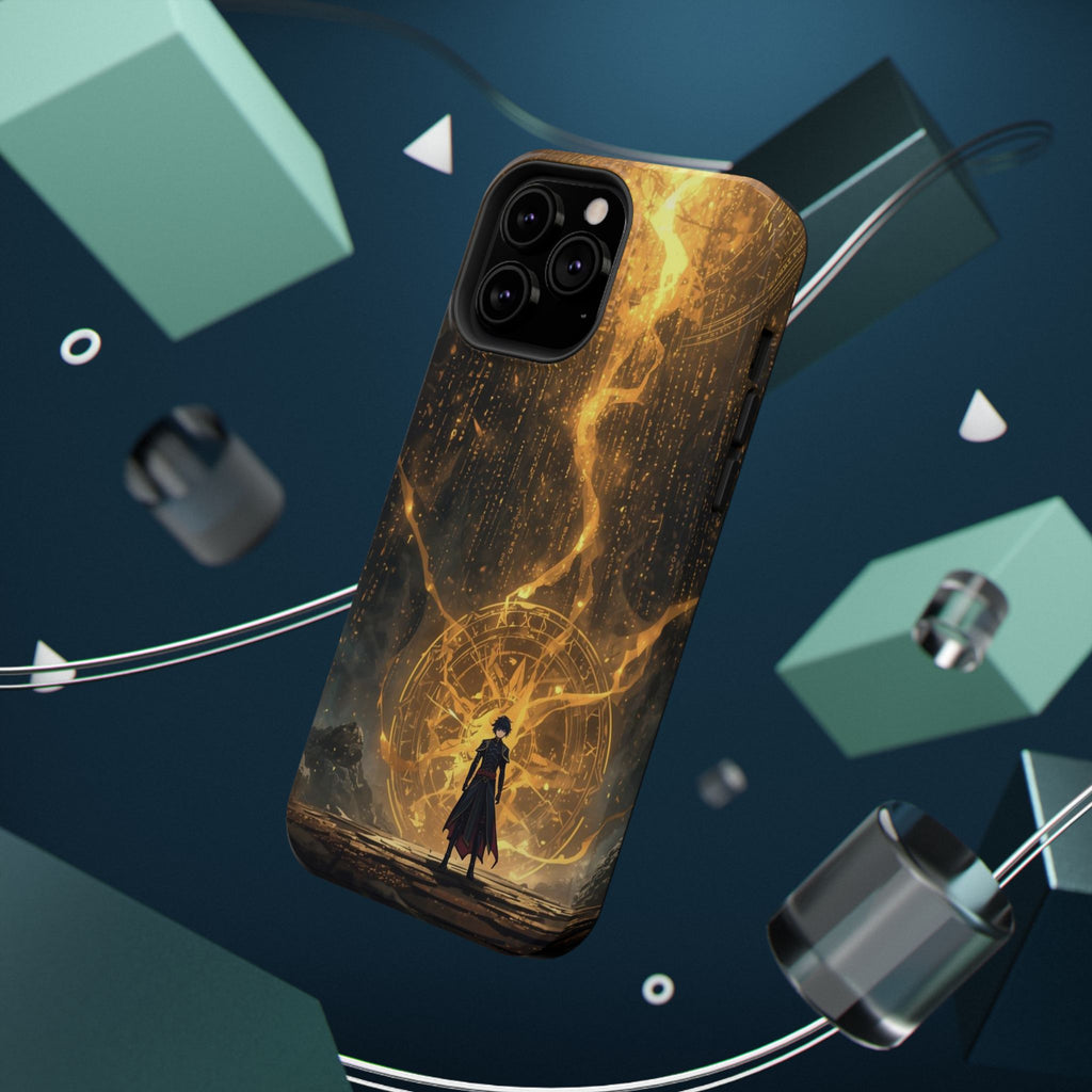 Vi-Anime Phone Case — Fantasy Mage Sigil Impact-Resistant Armor