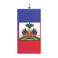 Haiti Flag Winter Neck Gaiter with Drawstring