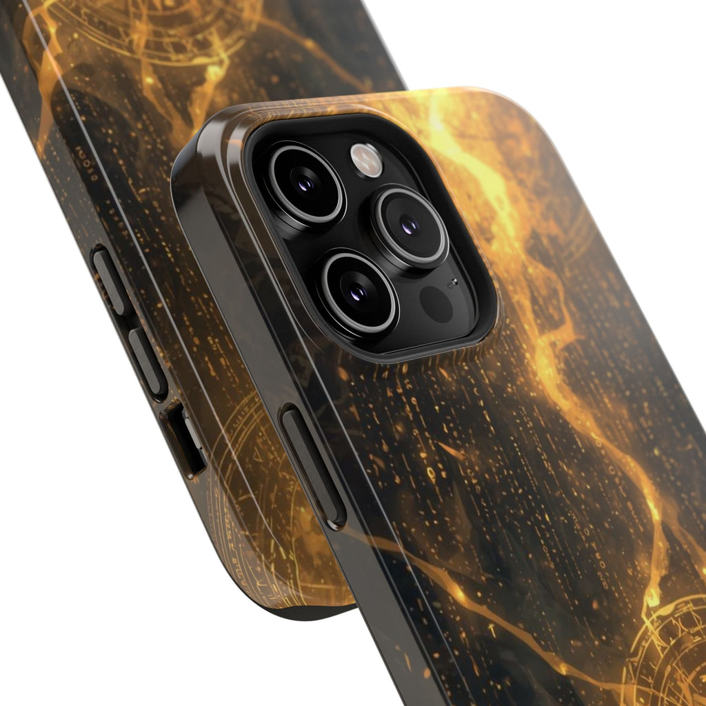 Vi-Anime Phone Case — Fantasy Mage Sigil Impact-Resistant Armor